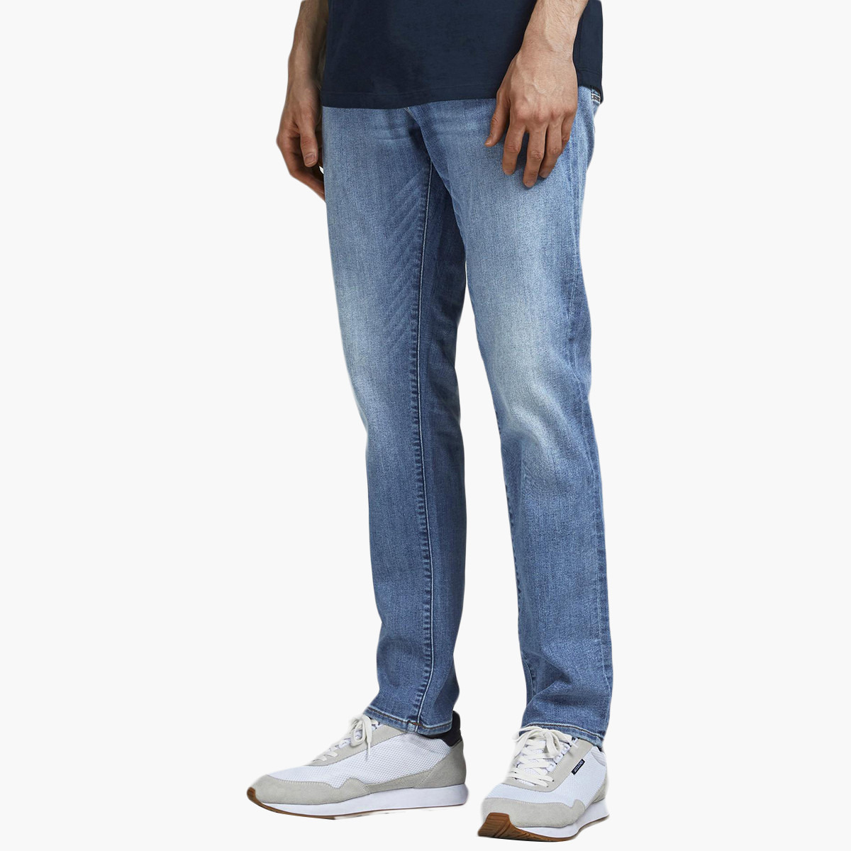 Jack & Jones Men Solid Button Closure Slim Fit Jeans-men-clothing-bottoms-jeans-image-1