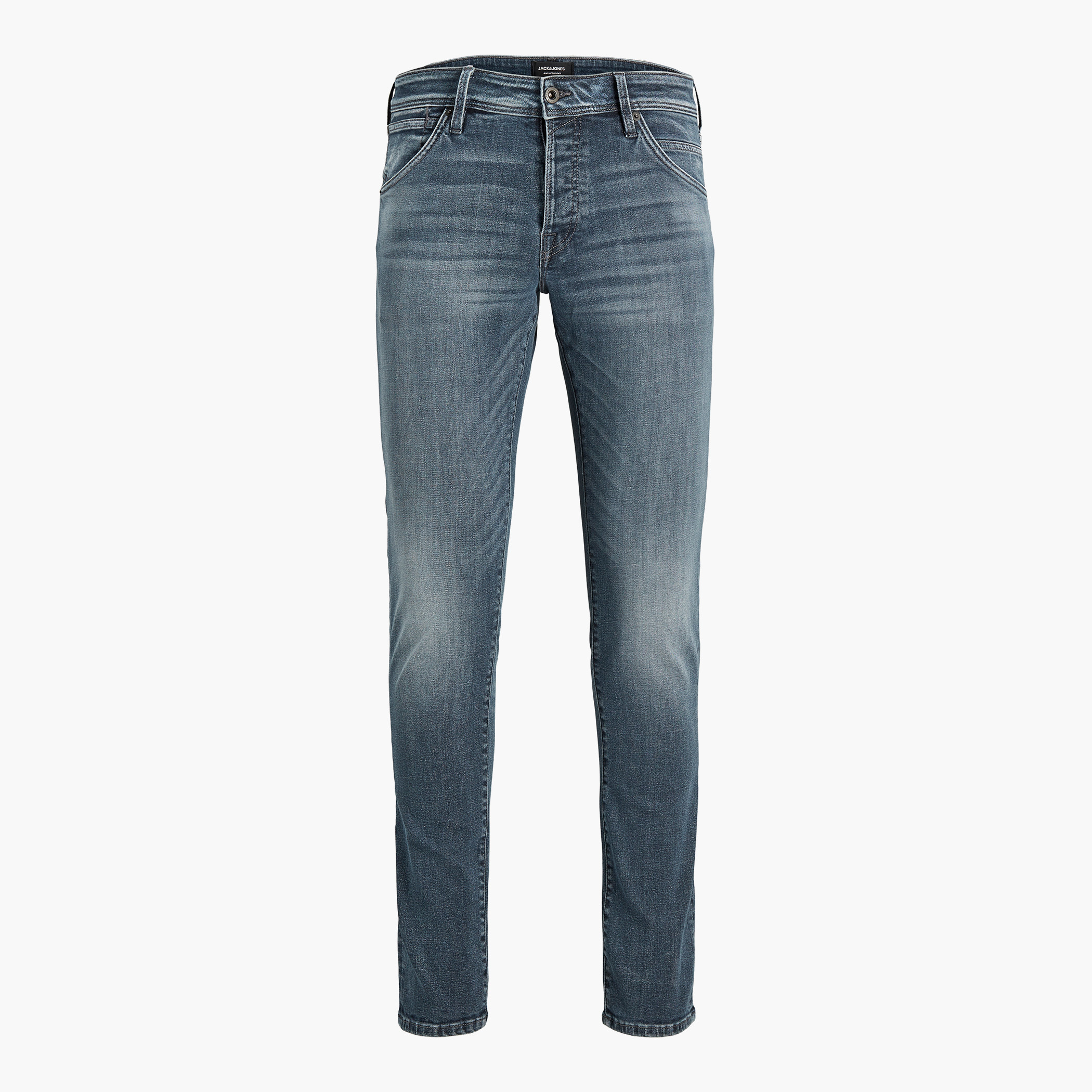Jack & Jones Men Solid Slim Fit Jeans with Button Closure-men-clothing-bottoms-jeans-image-4
