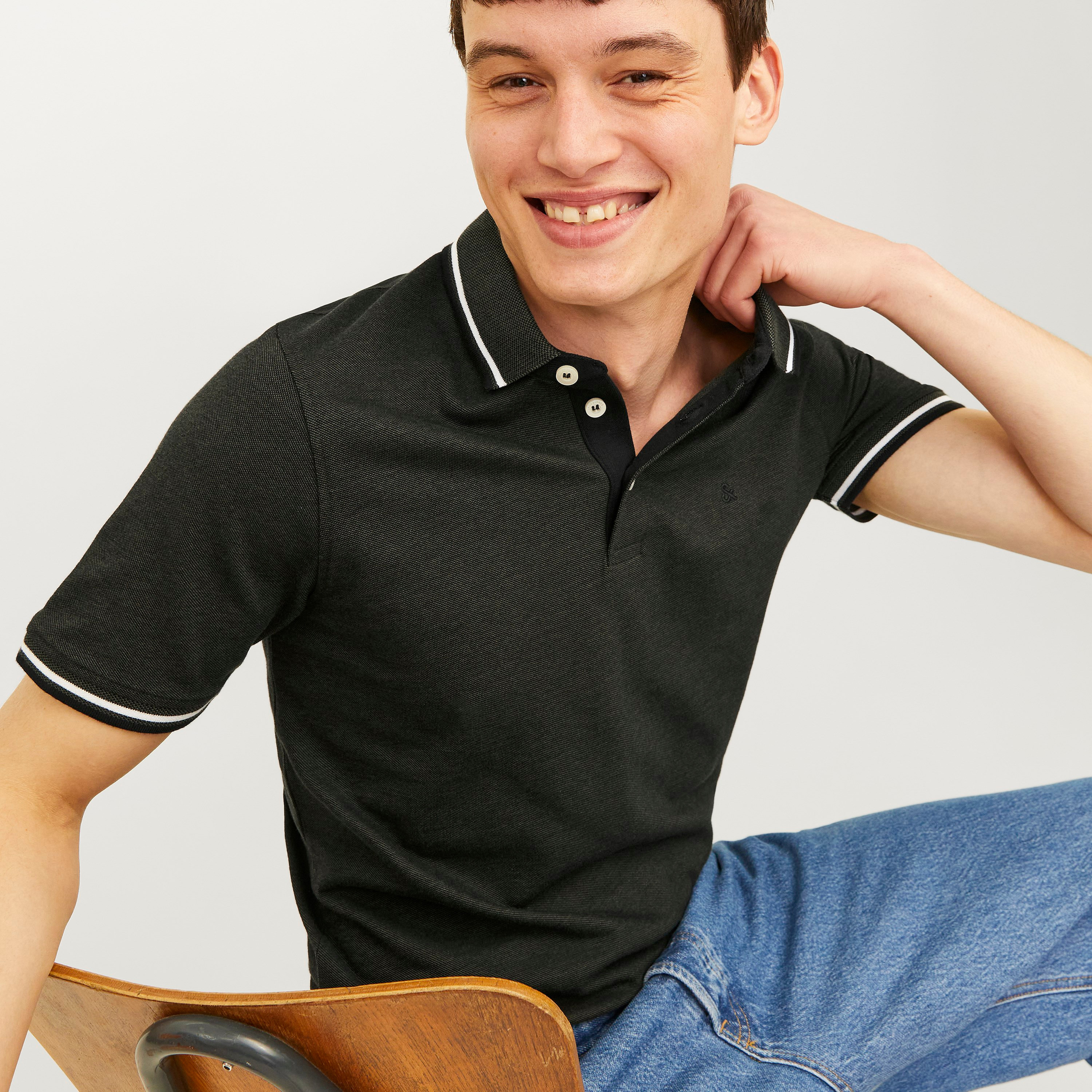 Jack & Jones Pack of 2 Logo Collared Short Sleeves Men's Polo-Shirt-men-clothing-tshirtsandpolos-polos-image-5
