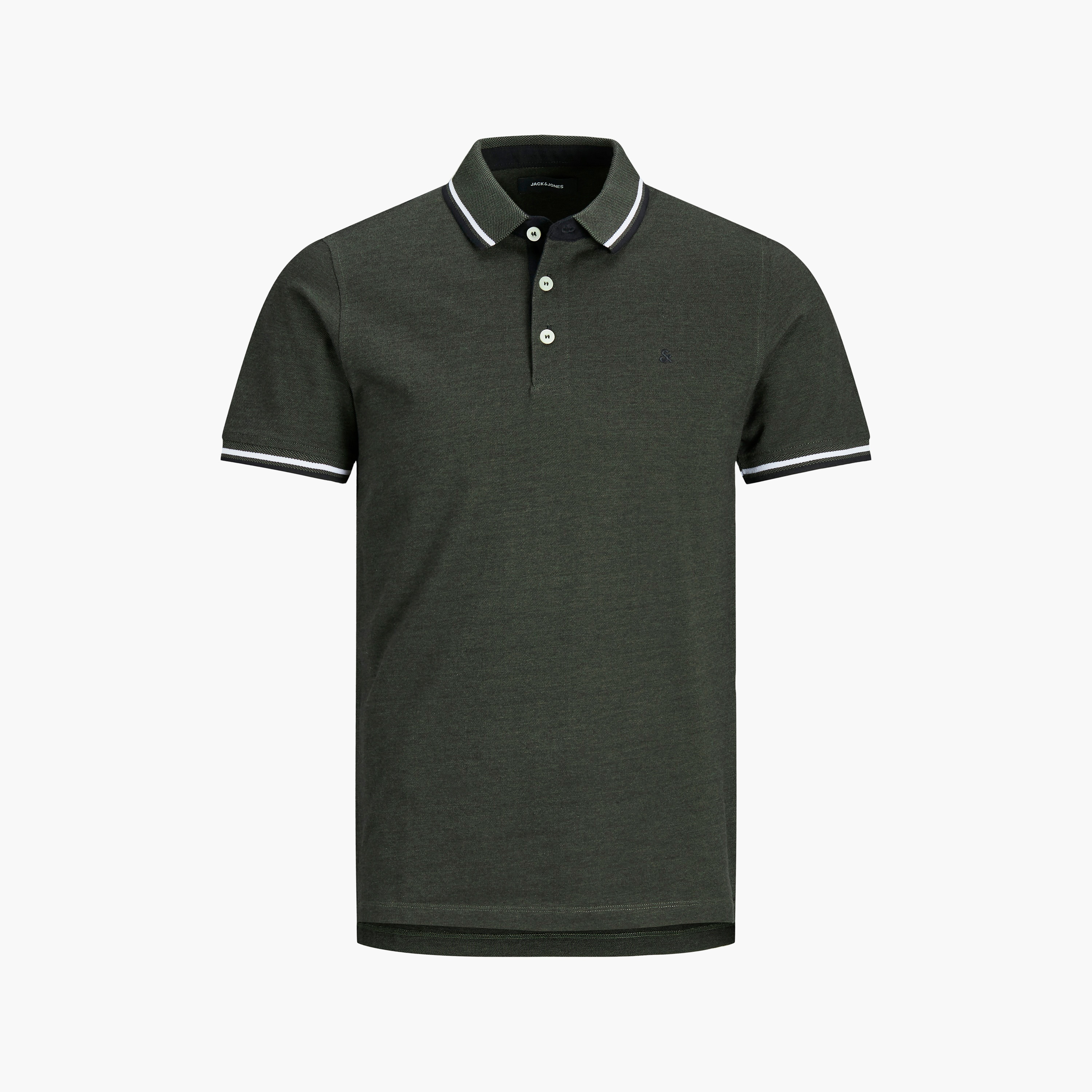مجموعة من قطعتين من قمصان البولو الرجالية ذات الياقة والشعار وأكمام قصيرة من جاك اند جونز-men-clothing-tshirtsandpolos-polos-image-15
