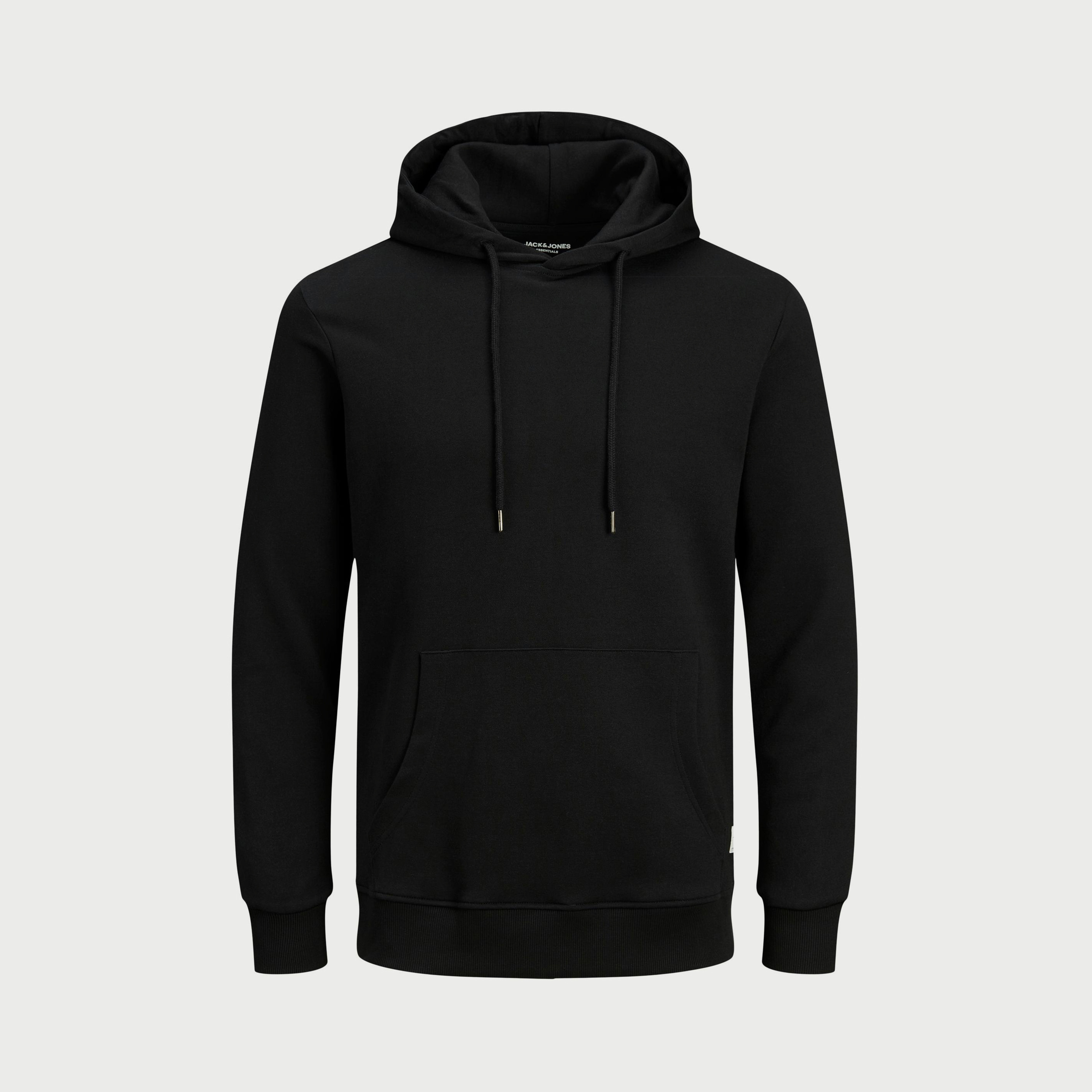 عبوة من 2 قطع هودي من جاك آند جونز سادة بأكمام طويلة وجيب كانغارو-men-winterwear-hoodiesandsweatshirts-image-3