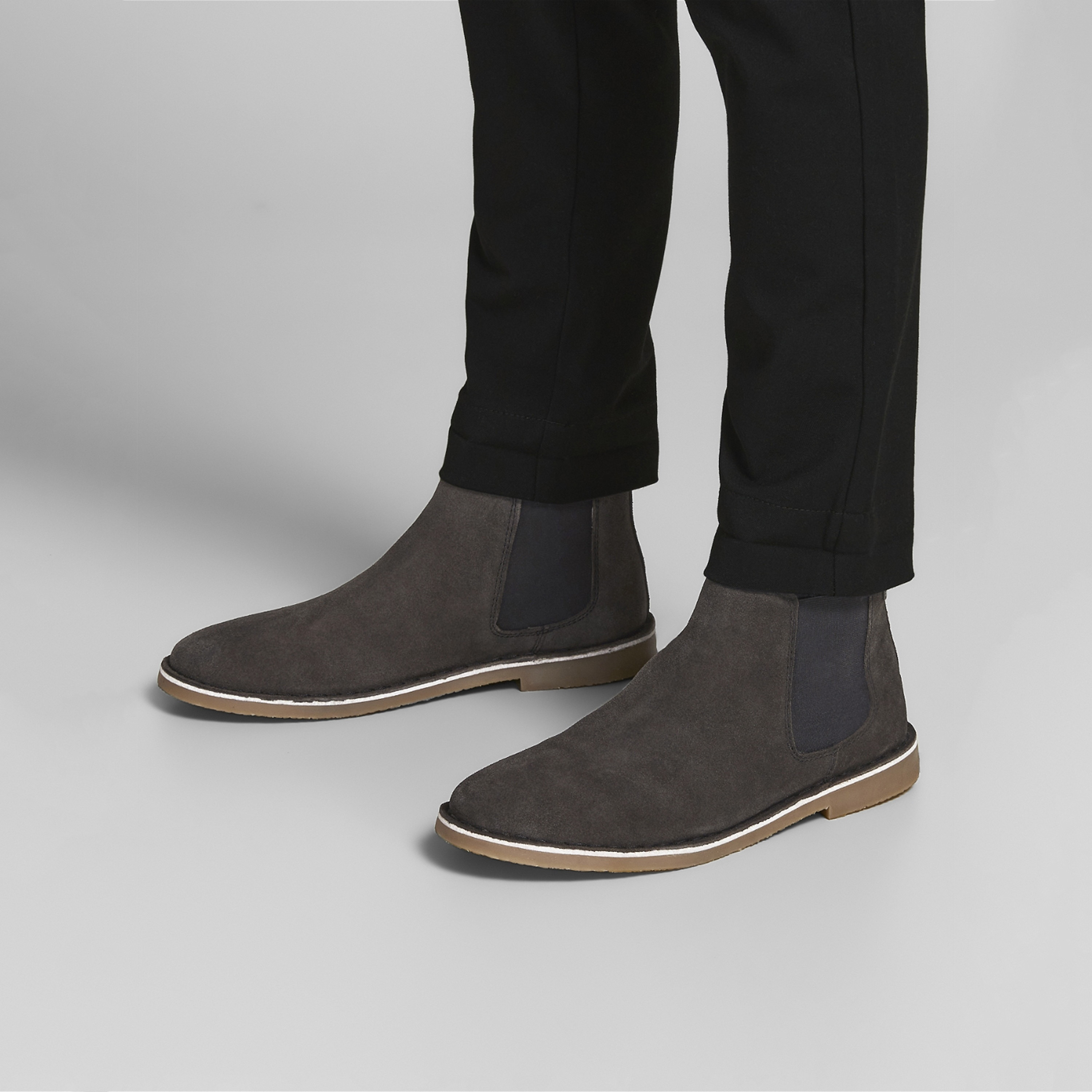 Jack & Jones Men's Elastic Chelsea Boots | 12191225-men-shoes-boots-image-11