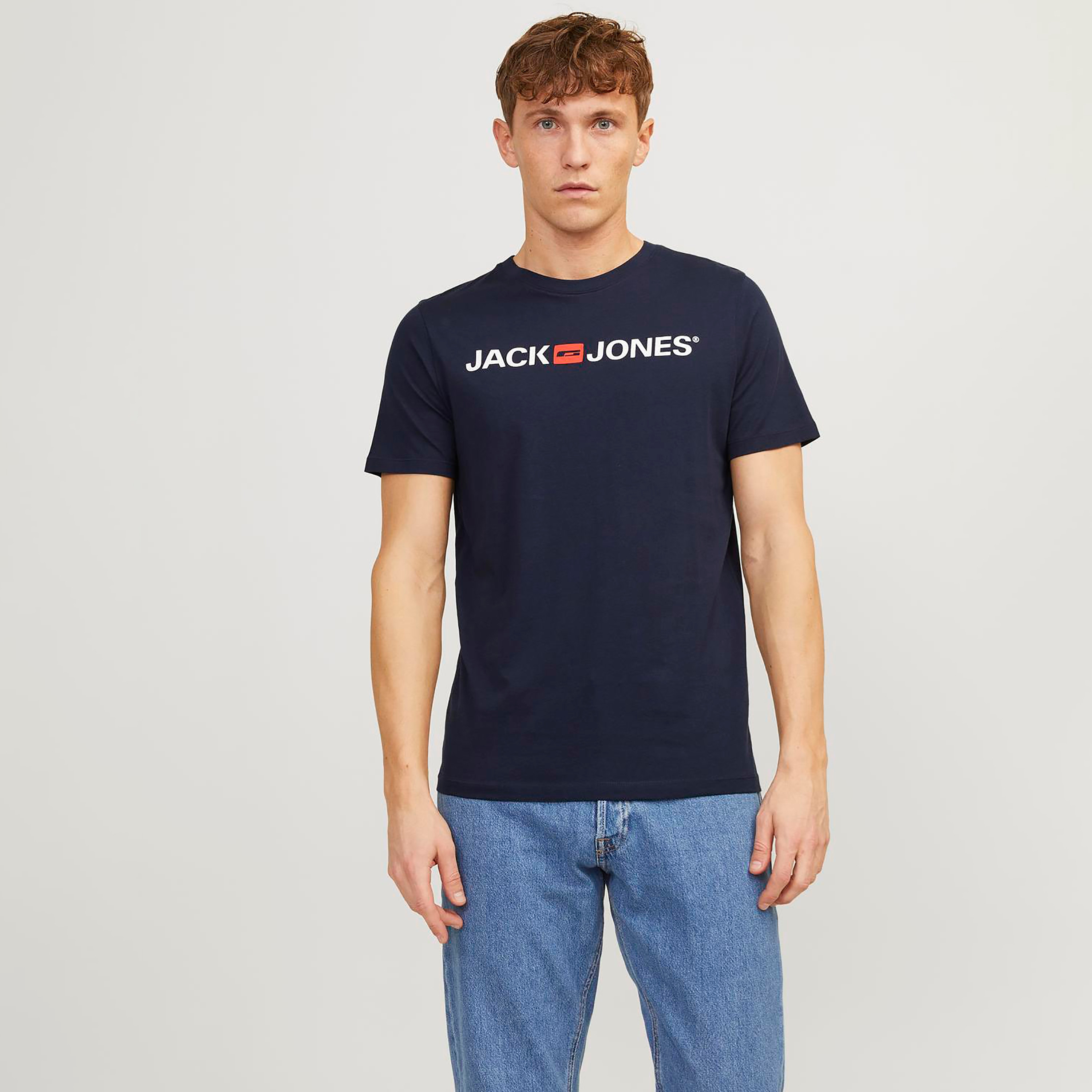 Jack & Jones Pack of 3 Logo Crew Neck Short Sleeves T-Shirts-men-clothing-tshirtsandpolos-tshirts-image-2