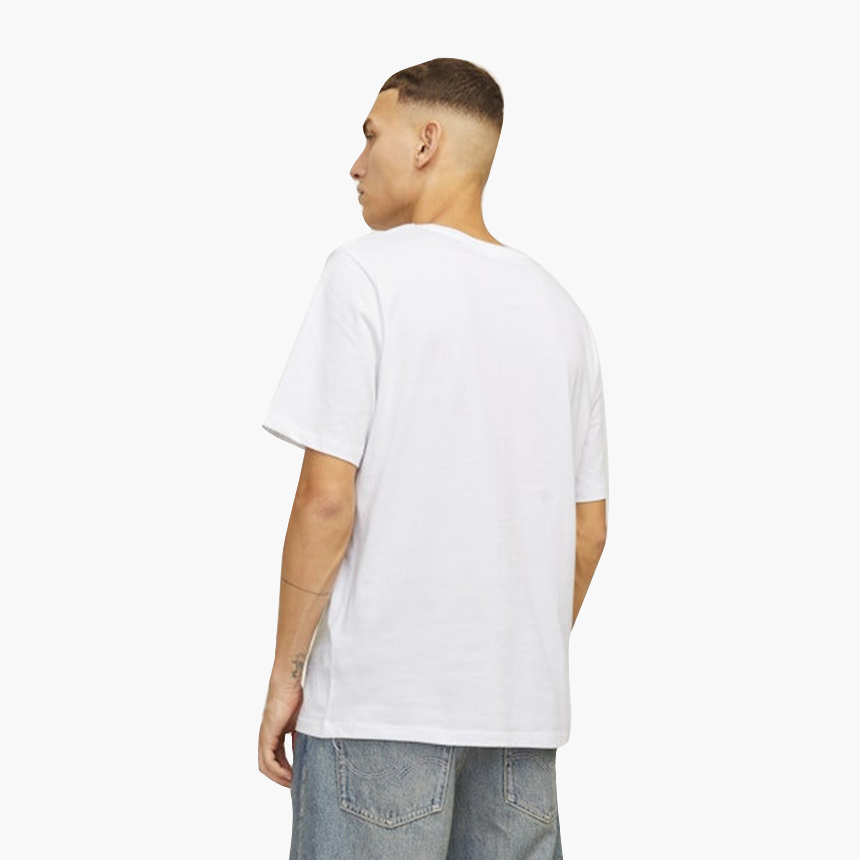 Jack & Jones Pack of 3 Logo Crew Neck Short Sleeves Men's T-Shirt-men-clothing-tshirtsandpolos-tshirts-image-6