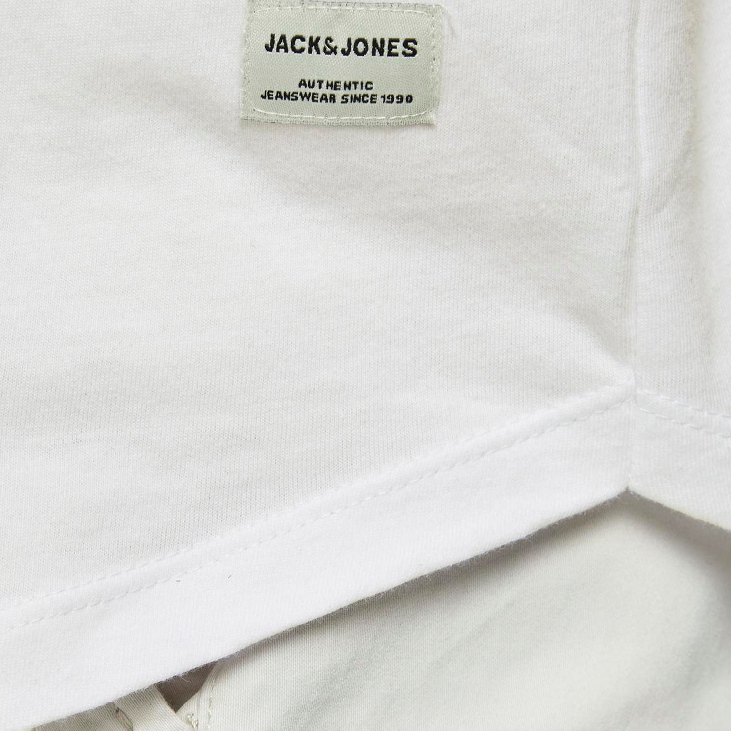 Jack & Jones Plain Crew Neck Short Sleeves Men's T-Shirt-men-clothing-tshirtsandpolos-tshirts-image-5
