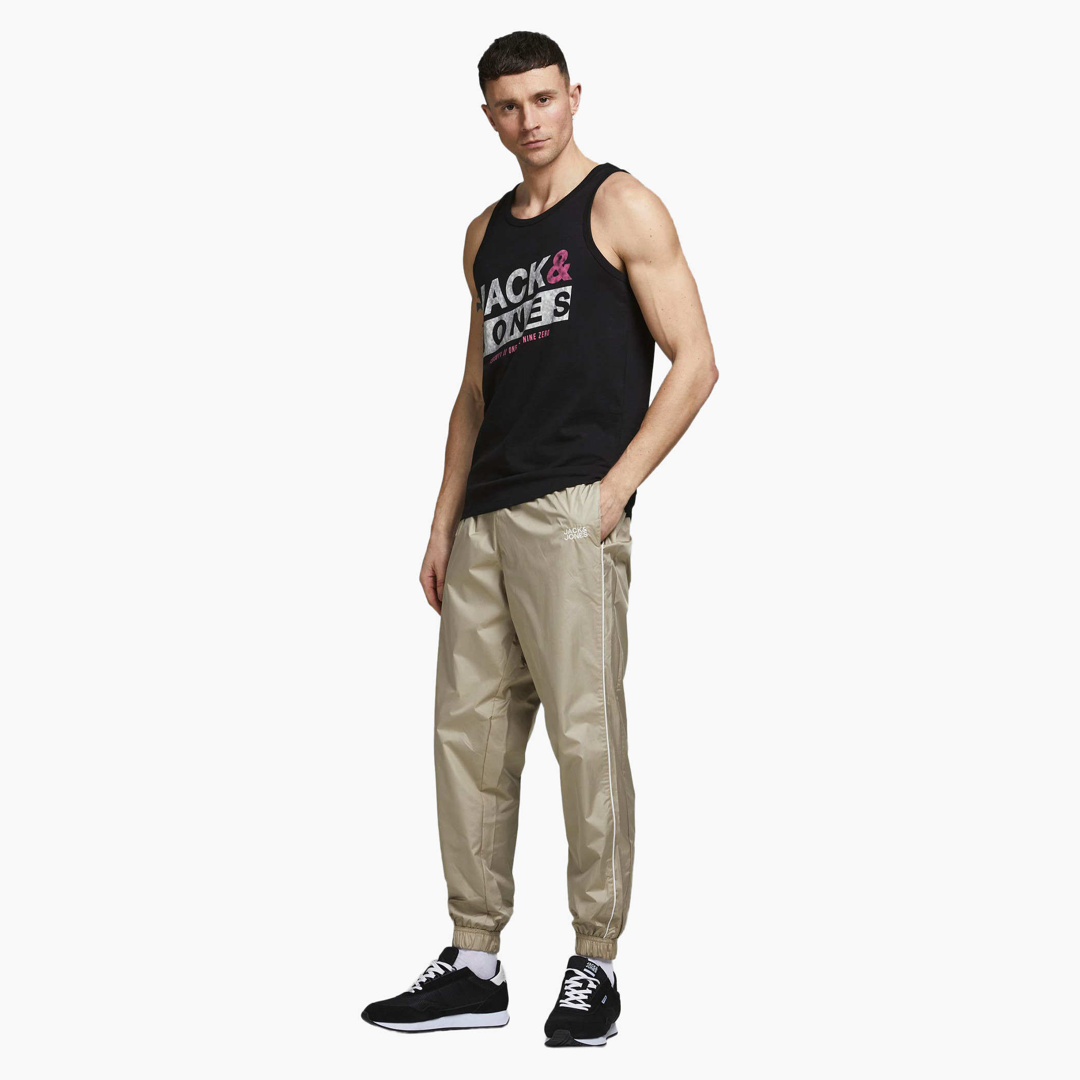 Jack & Jones Cotton Printed Men Black Vest-men-clothing-tshirtsandpolos-tshirts-image-5