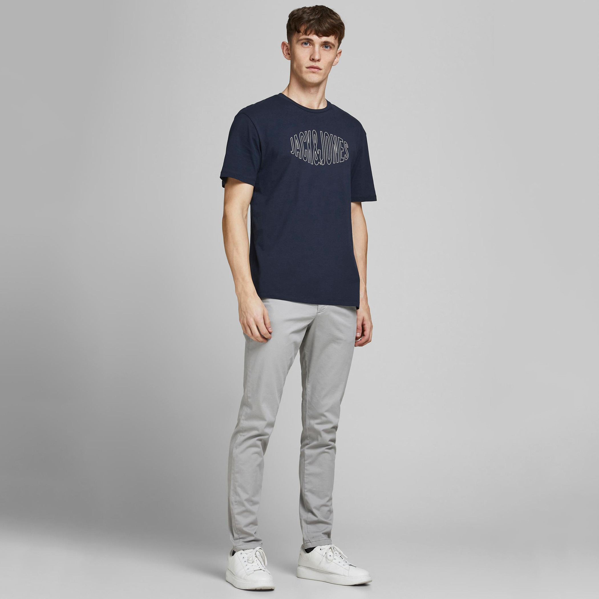 Jack & Jones Print T-shirt with Crew Neck and Short Sleeves-men-clothing-tshirtsandpolos-tshirts-image-3
