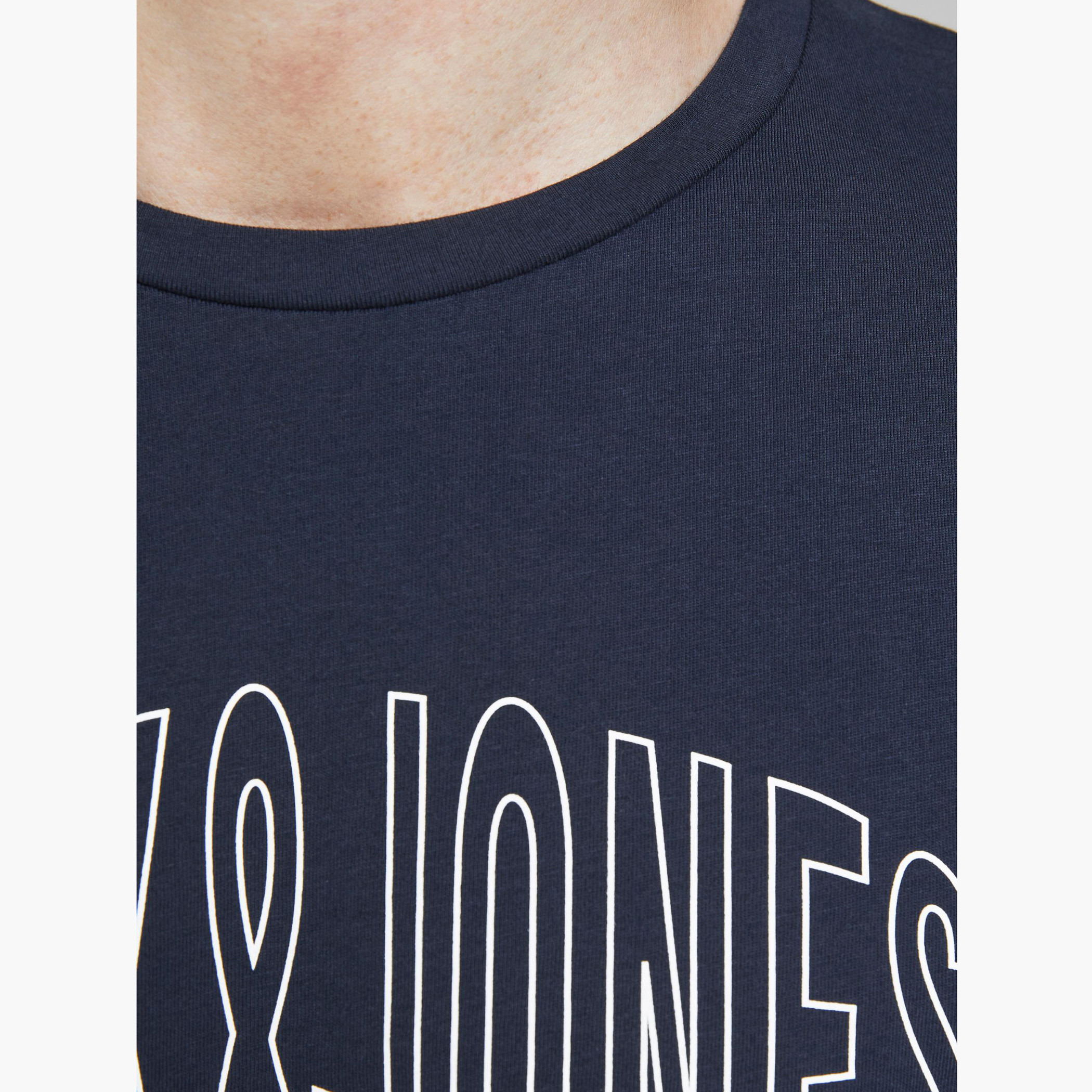 Jack & Jones Print T-shirt with Crew Neck and Short Sleeves-men-clothing-tshirtsandpolos-tshirts-image-6