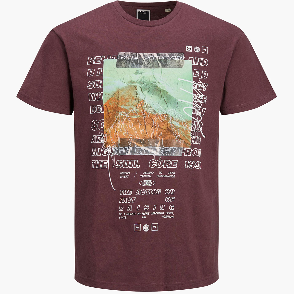 Jack & Jones Men Printed Crew Neck T-Shirt-men-clothing-tshirtsandpolos-tshirts-image-1