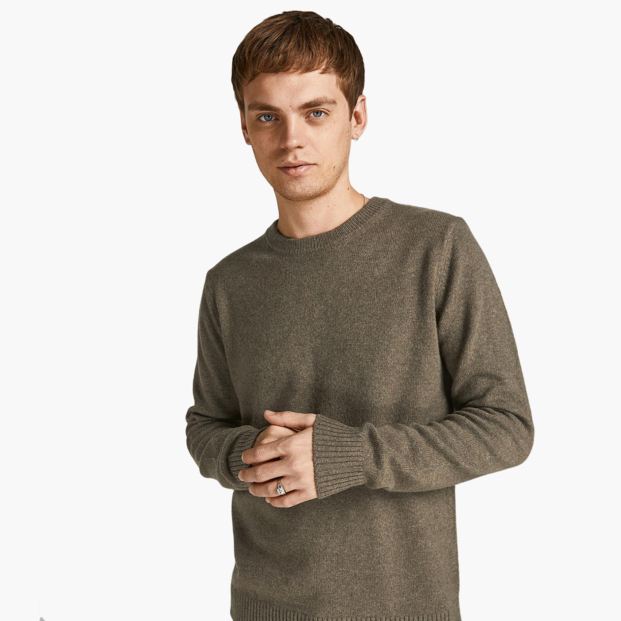 Jack & Jones Men Knitted Crew Neck Pullover-men-clothing-sweatersandpullovers-image-7