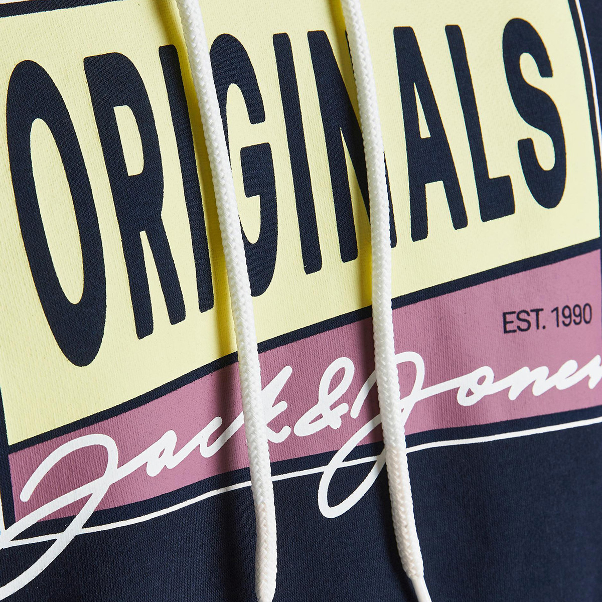 Jack & Jones Men Printed Hooded Sweatshirt-men-winterwear-hoodiesandsweatshirts-image-5