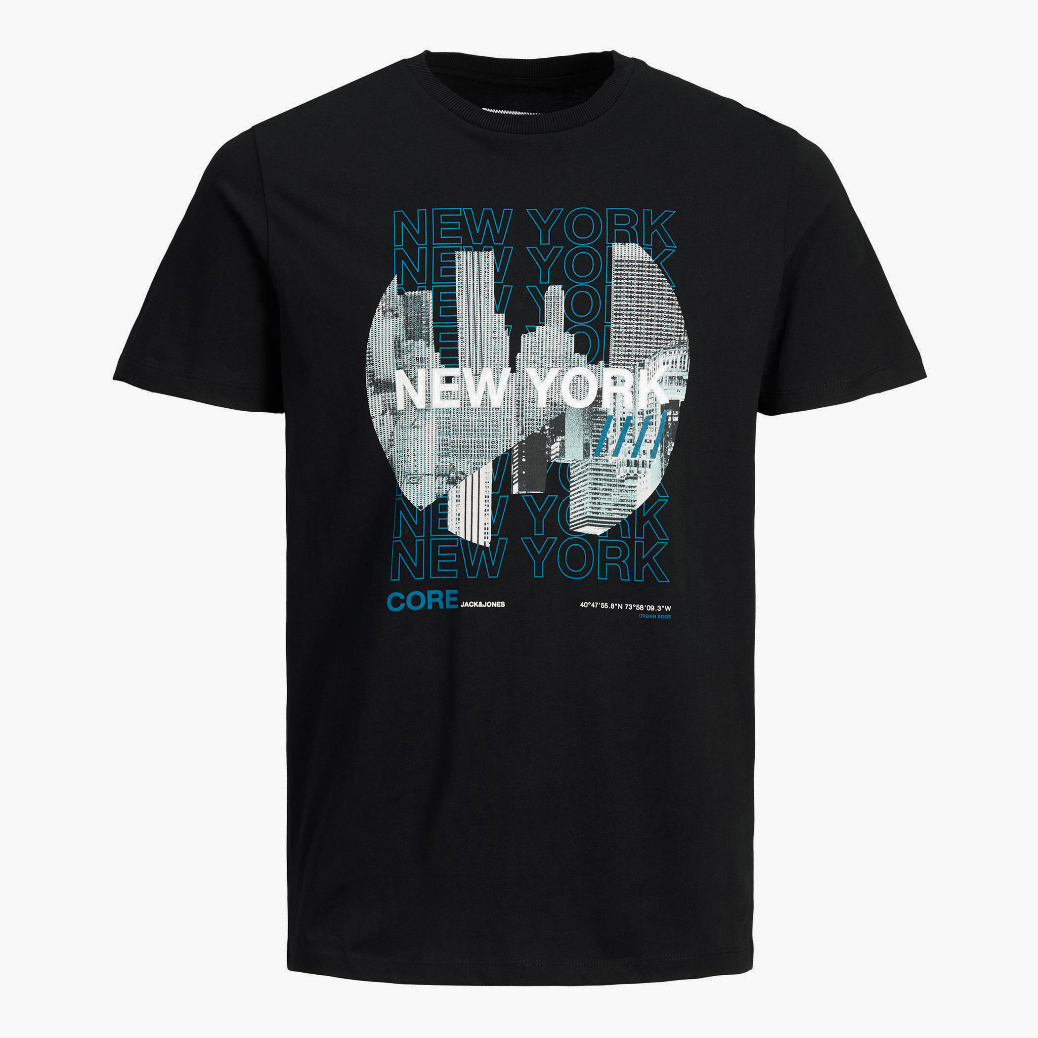 جاك آند جونس أسود تي شيرت-men-clothing-tshirtsandpolos-tshirts-image-1