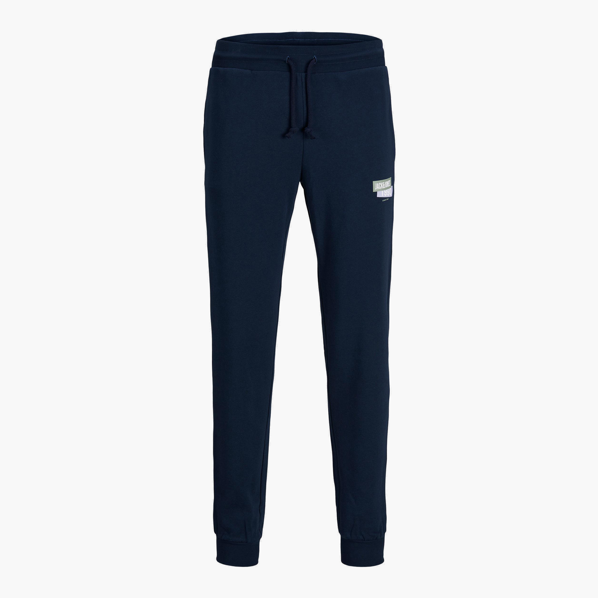Jack & Jones Men Solid Sweat Pant with Drawstring Closure-men-clothing-bottoms-joggers-image-1