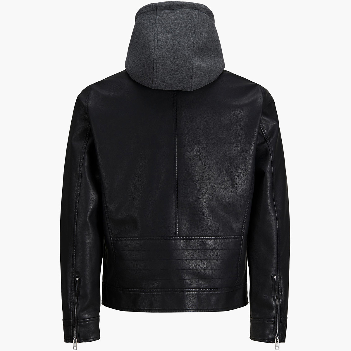 Jack & Jones Men Solid Front Zipper Hooded Jacket-men-clothing-jacketsandblazers-jackets-image-3