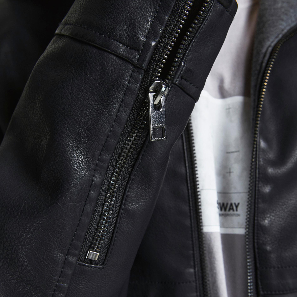 Jack & Jones Men Solid Front Zipper Hooded Jacket-men-clothing-jacketsandblazers-jackets-image-6