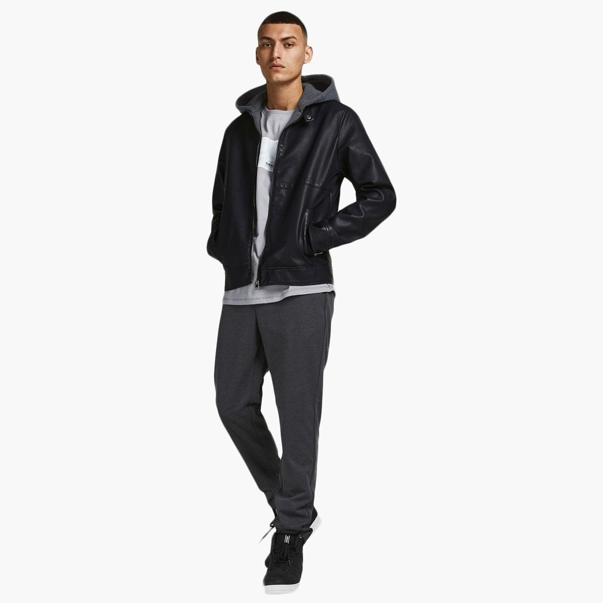 Jack & Jones Men Solid Front Zipper Hooded Jacket-men-clothing-jacketsandblazers-jackets-image-7