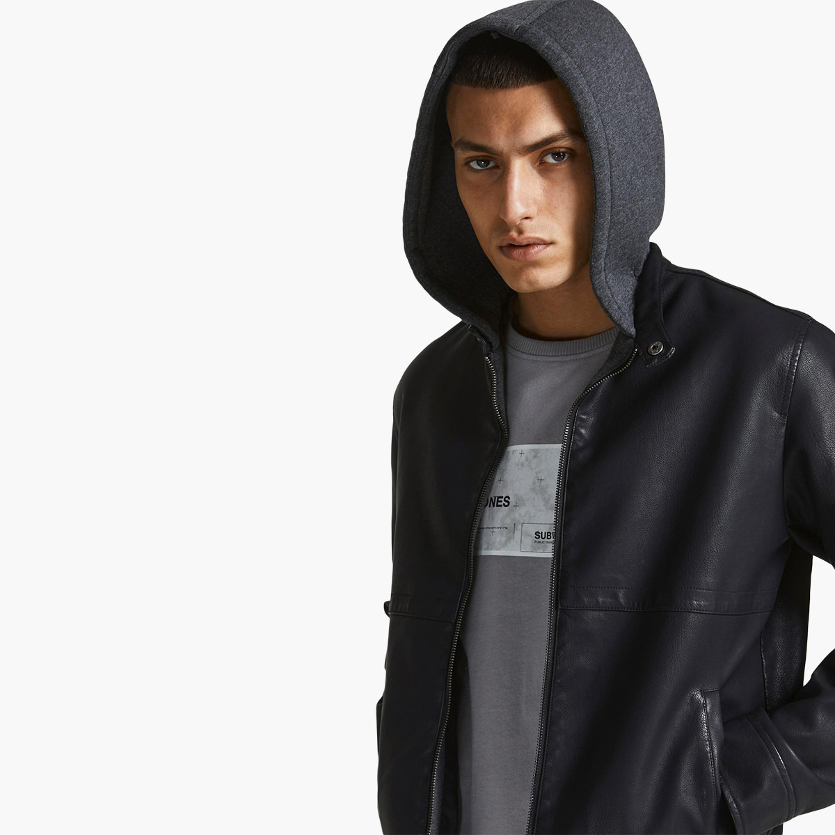 Jack & Jones Men Solid Front Zipper Hooded Jacket-men-clothing-jacketsandblazers-jackets-image-8