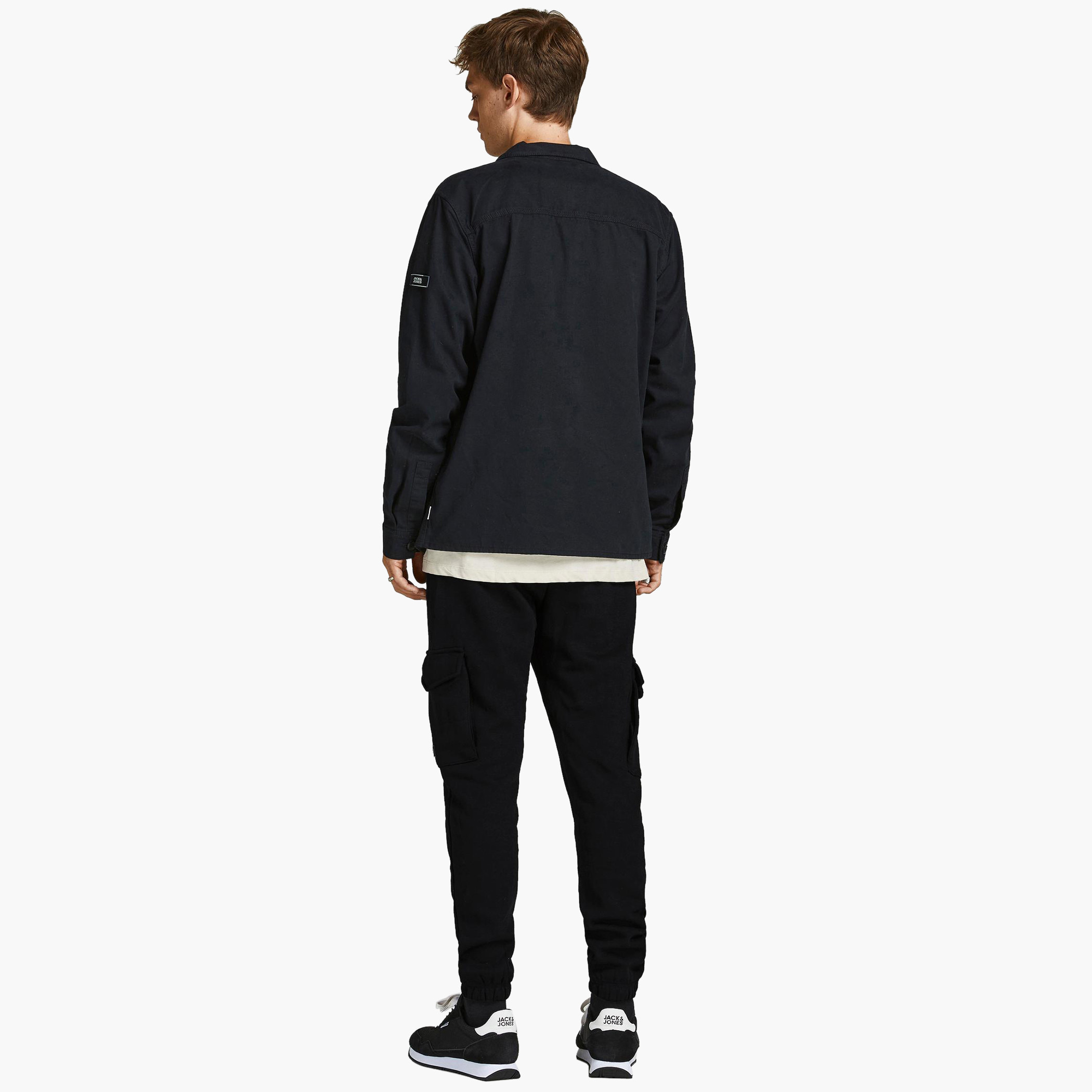 Jack & Jones Men Solid Cargo Sweat Pant with Drawstring Closure-men-clothing-bottoms-joggers-image-6