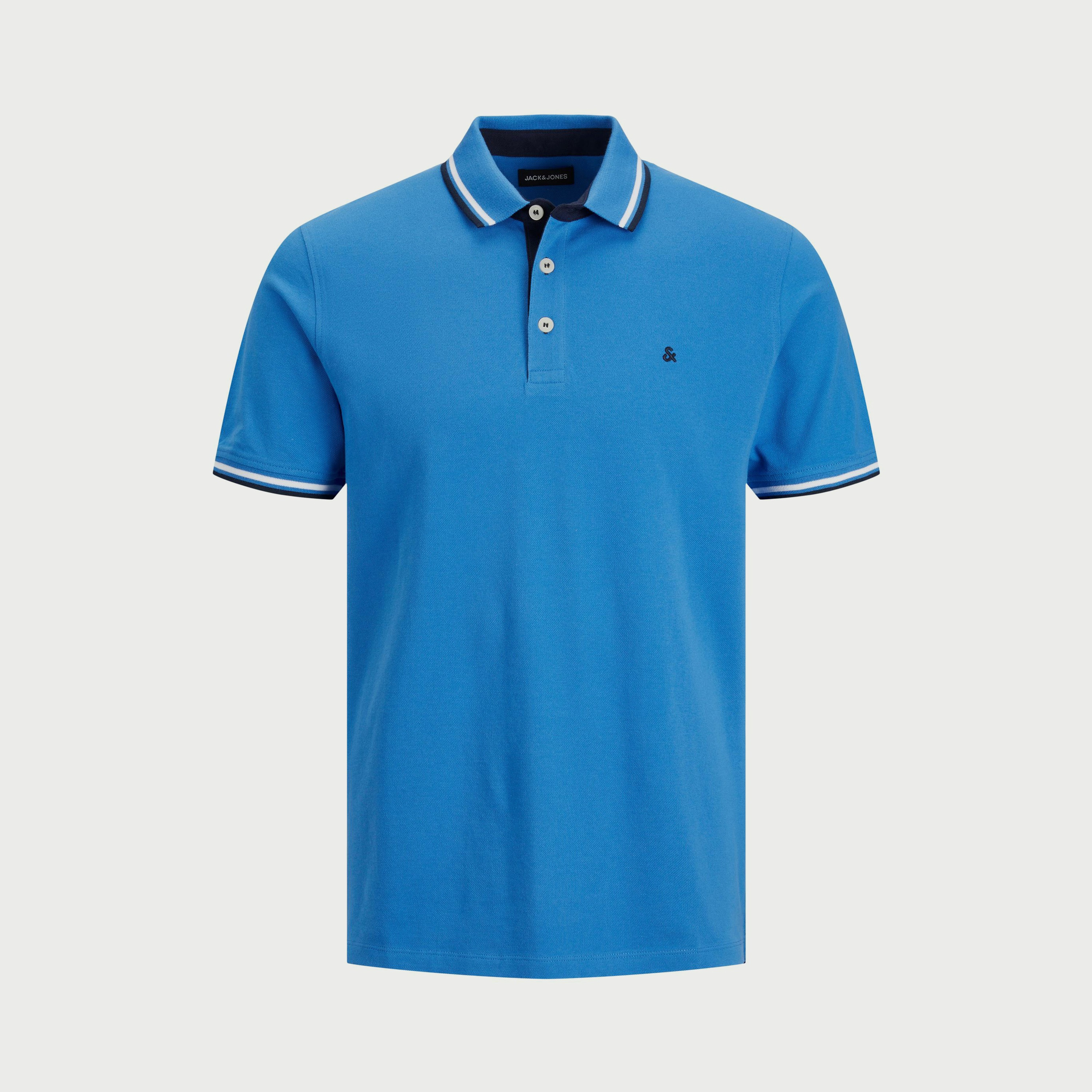 جاك اند جونز زائد حجم حزمة من 2 تي شيرت بولو بأكمام قصيرة سادة-men-clothing-tshirtsandpolos-polos-image-5