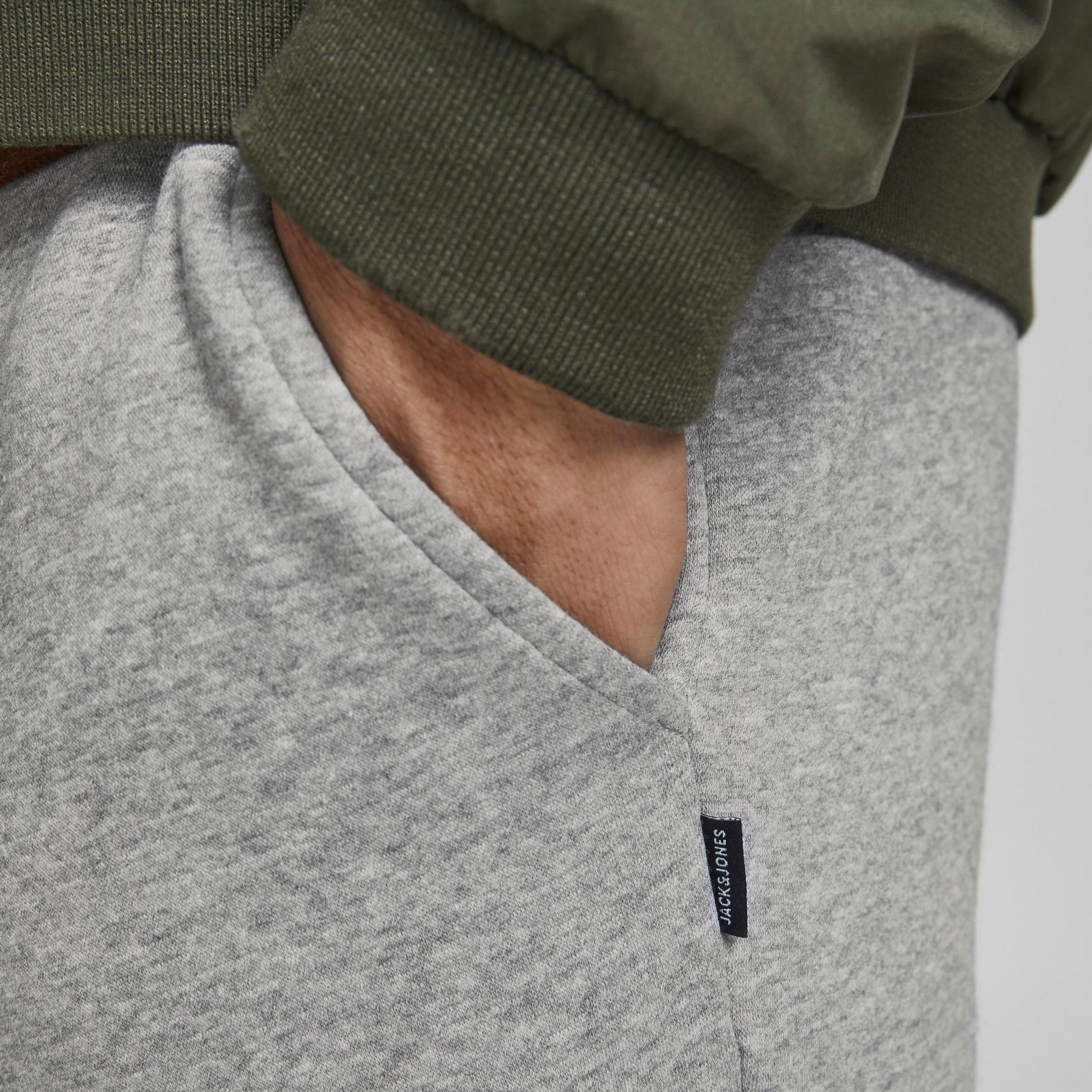 Jack & Jones Plain Mid Waist Drawstring Joggers-men-clothing-bottoms-joggers-image-13