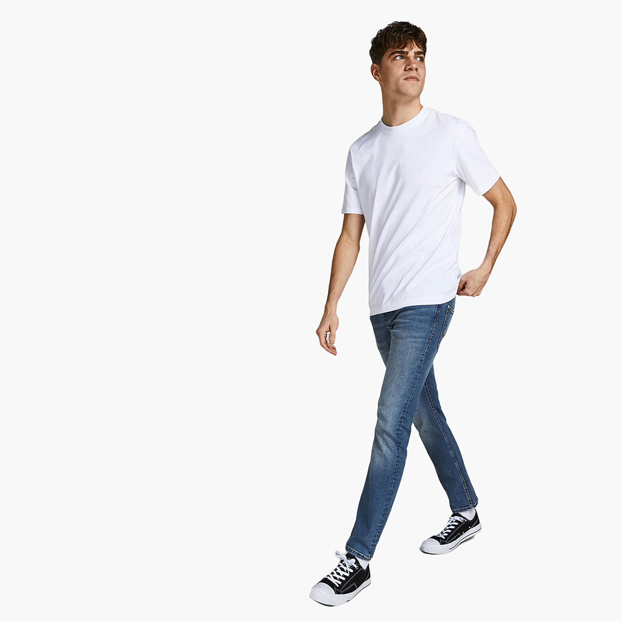Jack & Jones Men Solid Slim Fit Jeans-men-clothing-bottoms-jeans-image-5