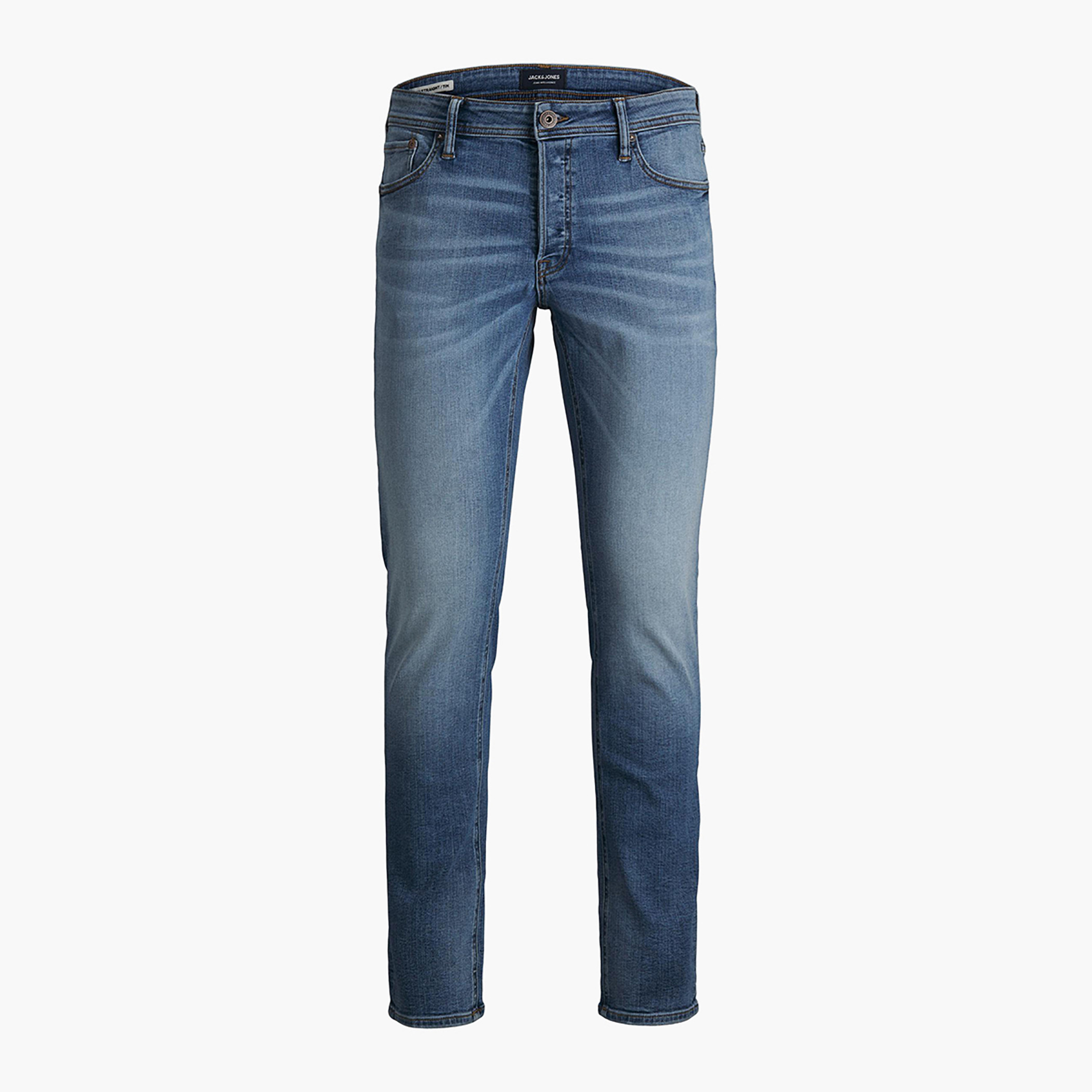 Jack & Jones Men Solid Slim Fit Jeans-men-clothing-bottoms-jeans-image-7