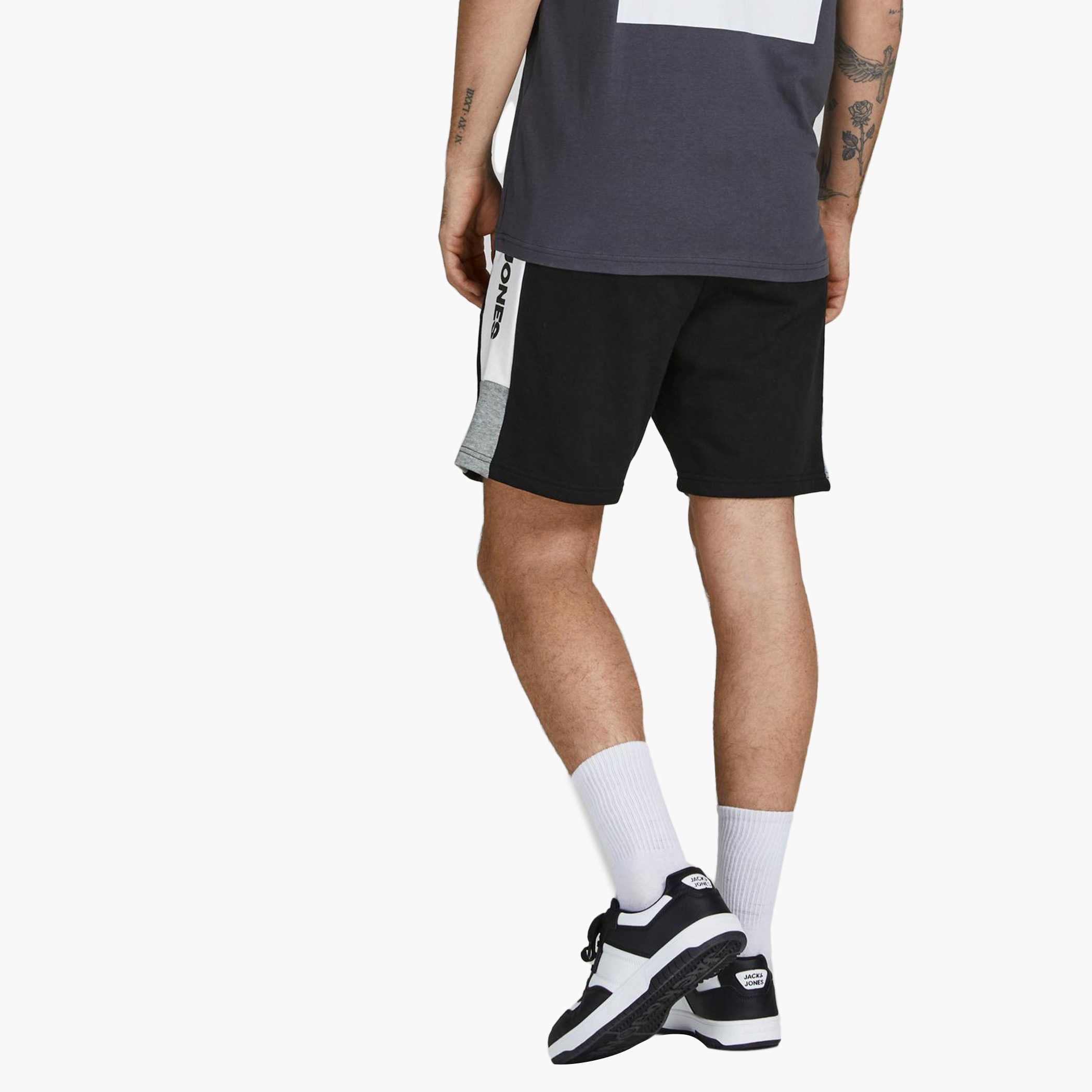 جاك آند جونس أسود السراويل القصيرة-men-clothing-bottoms-shorts-image-2