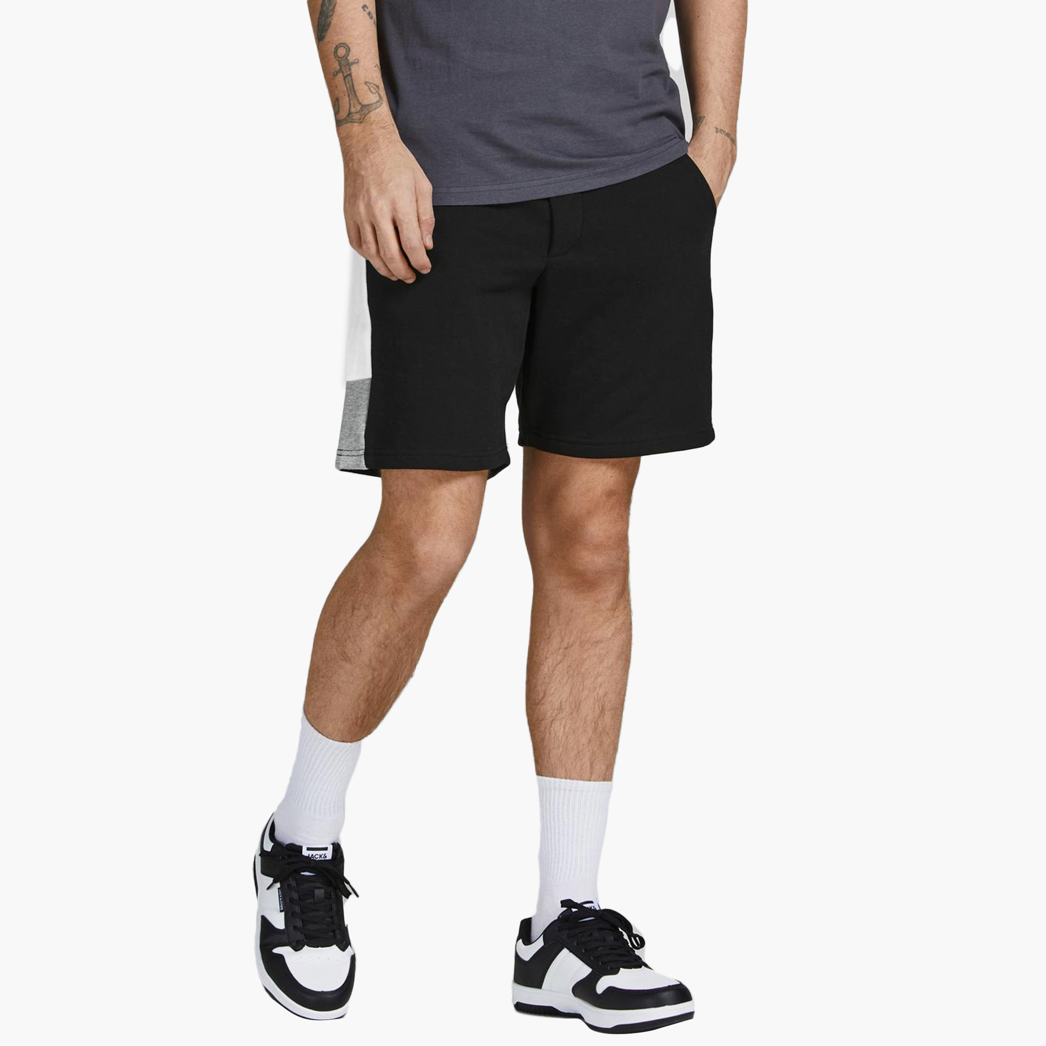 جاك آند جونس أسود السراويل القصيرة-men-clothing-bottoms-shorts-image-8