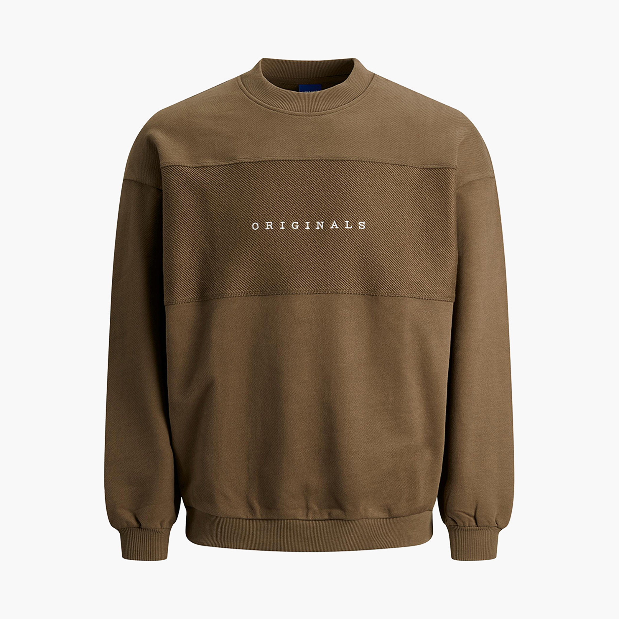 قميص من النوع الثقيل بنى جاك آند جونس-men-winterwear-hoodiesandsweatshirts-image-1