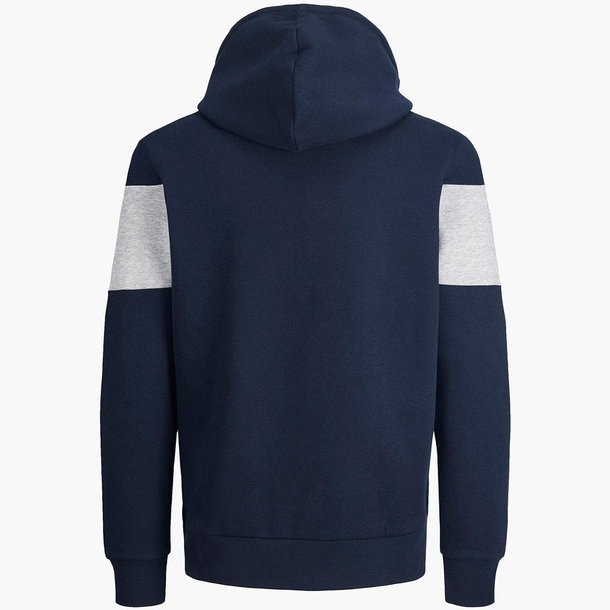 Jack & Jones Men Colour Blocking Kangaroo Pocket Hooded Sweatshirt-men-winterwear-hoodiesandsweatshirts-image-3