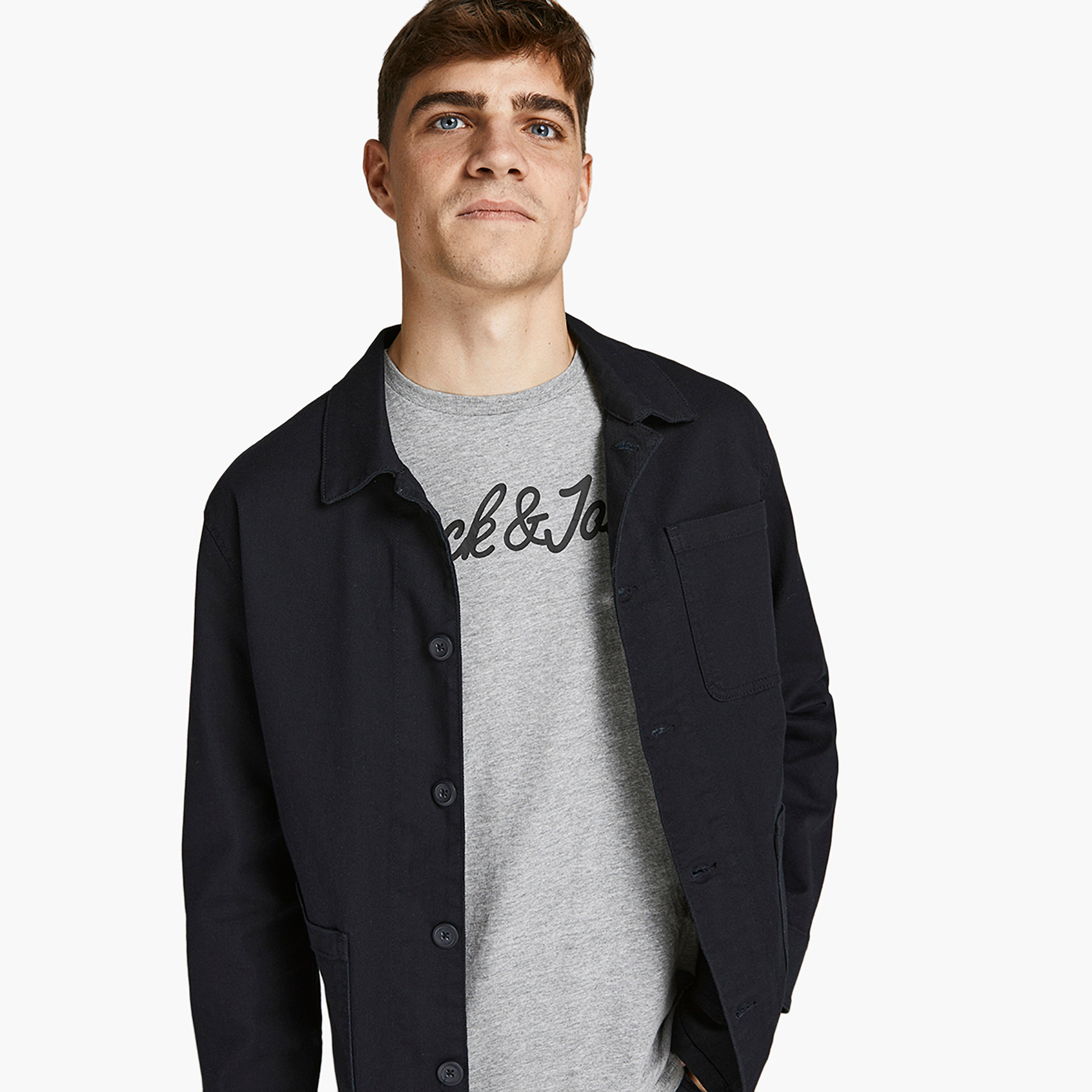 Jack & Jones Men Logo Crew Neck T-Shirt-men-clothing-tshirtsandpolos-tshirts-image-5