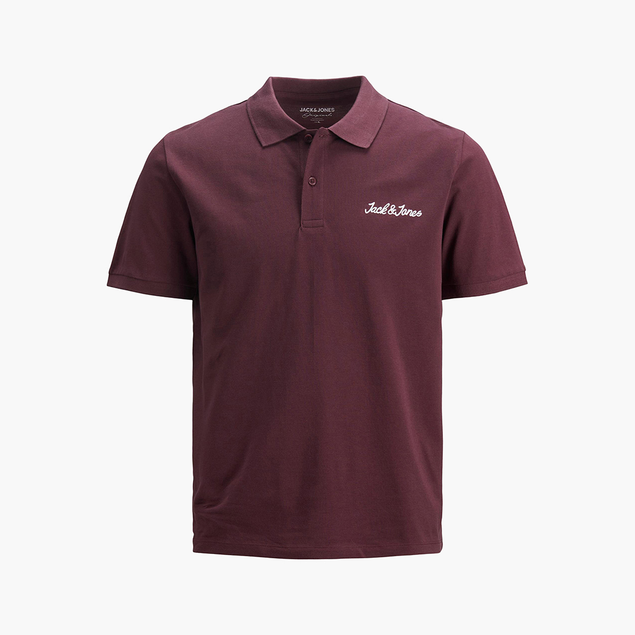 Jack & Jones Men Solid Short Sleeves Polo T-Shirt-men-clothing-tshirtsandpolos-polos-image-1