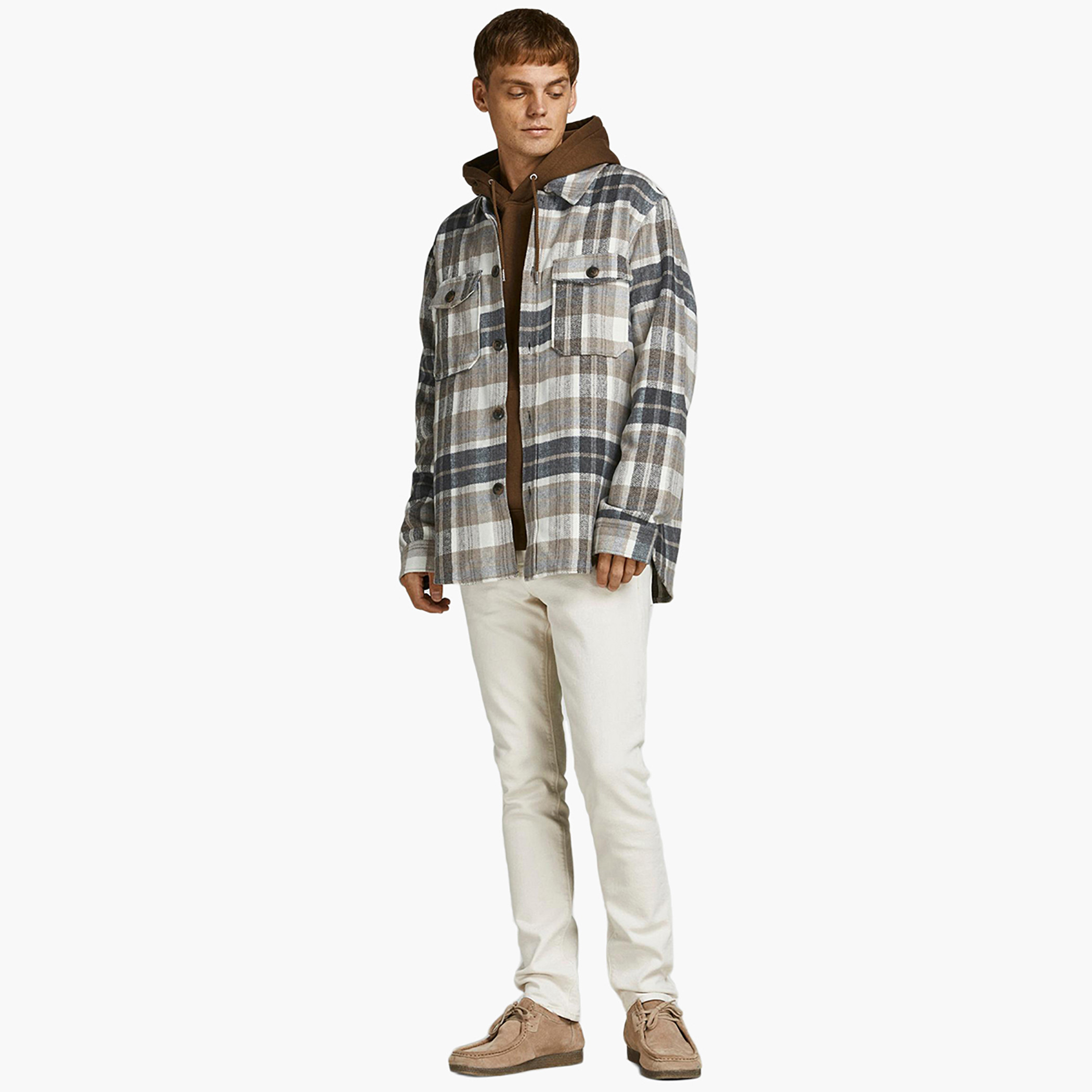 Jack & Jones Men Checked Front Flap Pocket Shirt-men-clothing-shirts-image-5