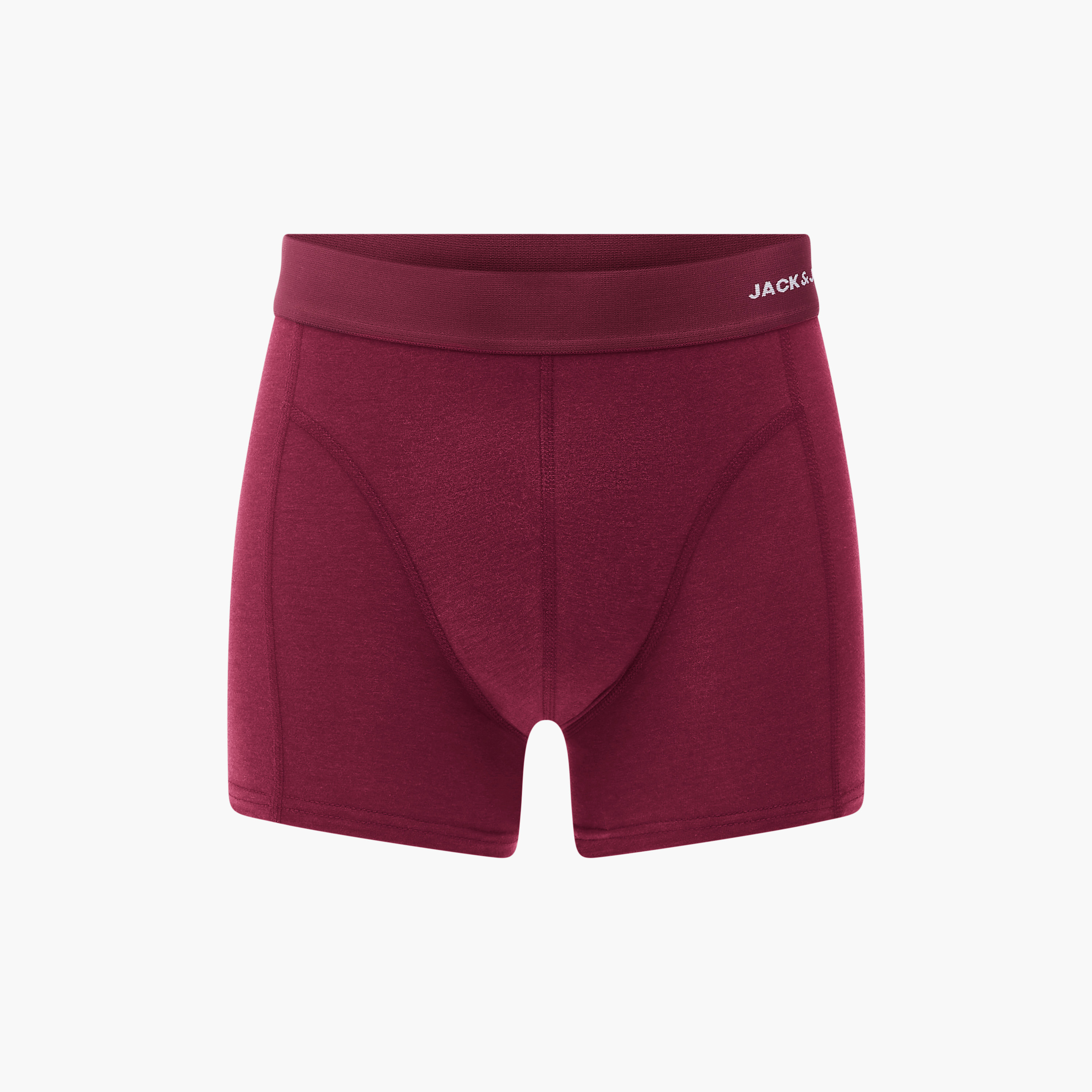 Jack & Jones Solid Trunks with Elasticated Waistband - Set of 3-men-clothing-innerwear-underwear-image-3