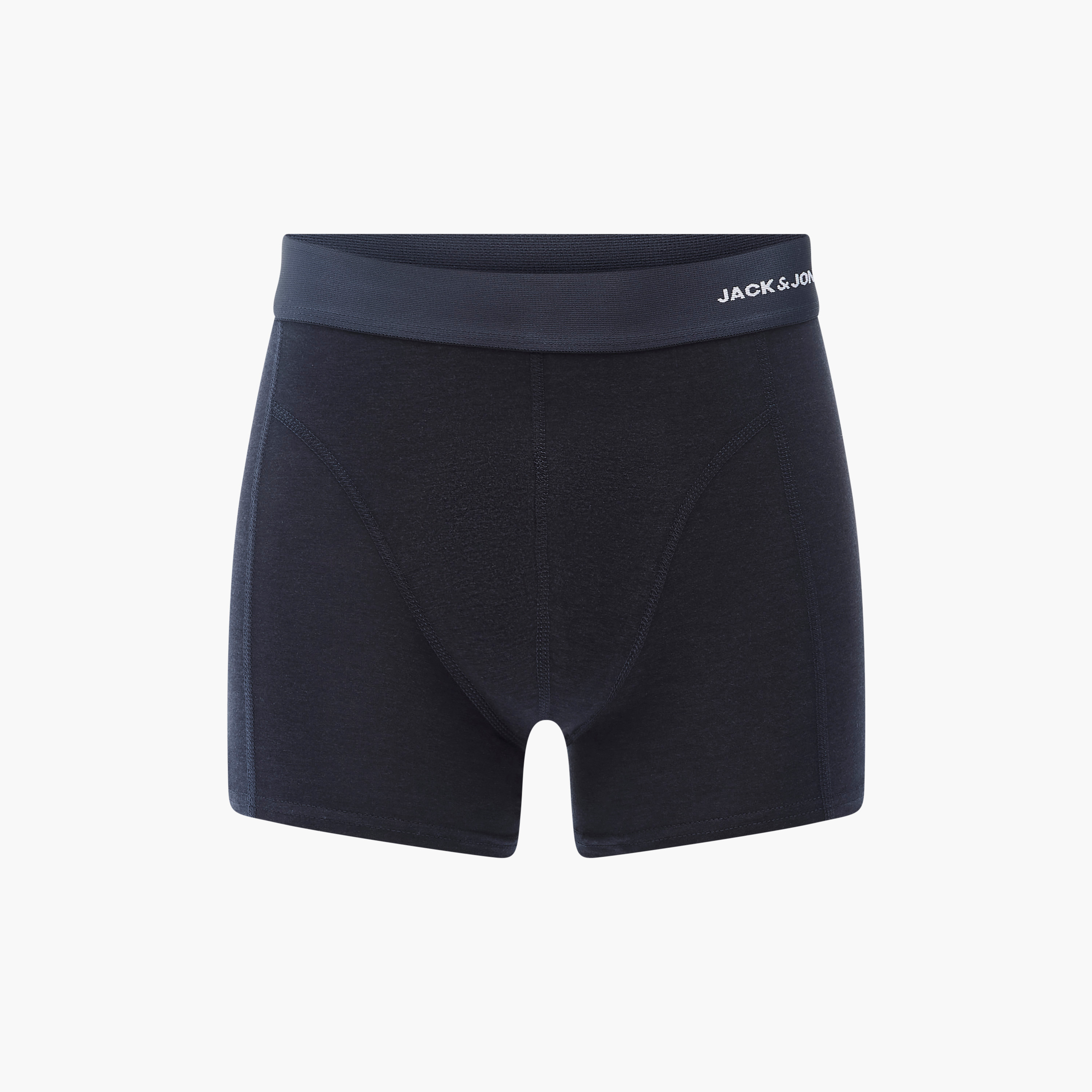 Jack & Jones Solid Trunks with Elasticated Waistband - Set of 3-men-clothing-innerwear-underwear-image-8