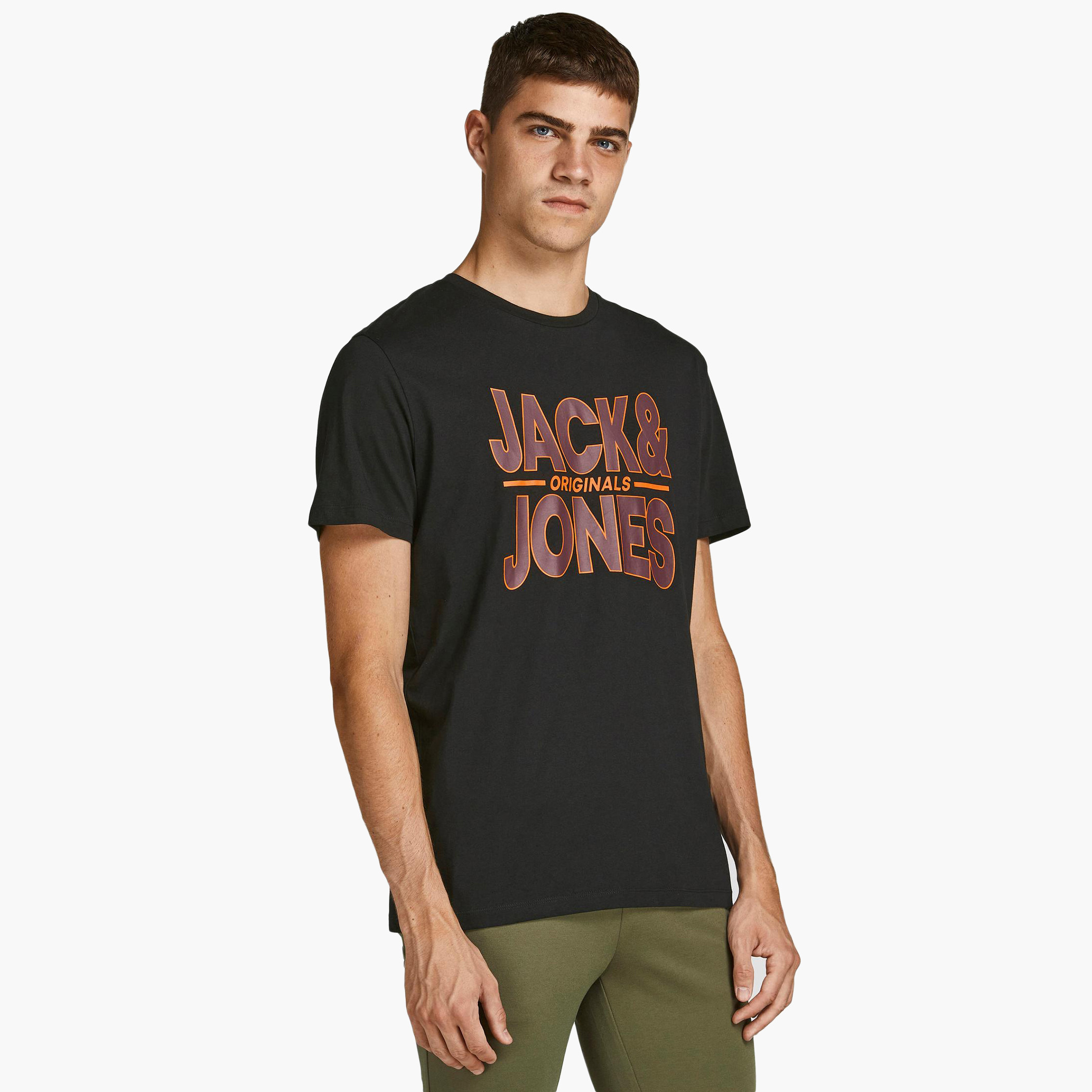 جاك آند جونس أسود تي شيرت-men-clothing-tshirtsandpolos-tshirts-image-1