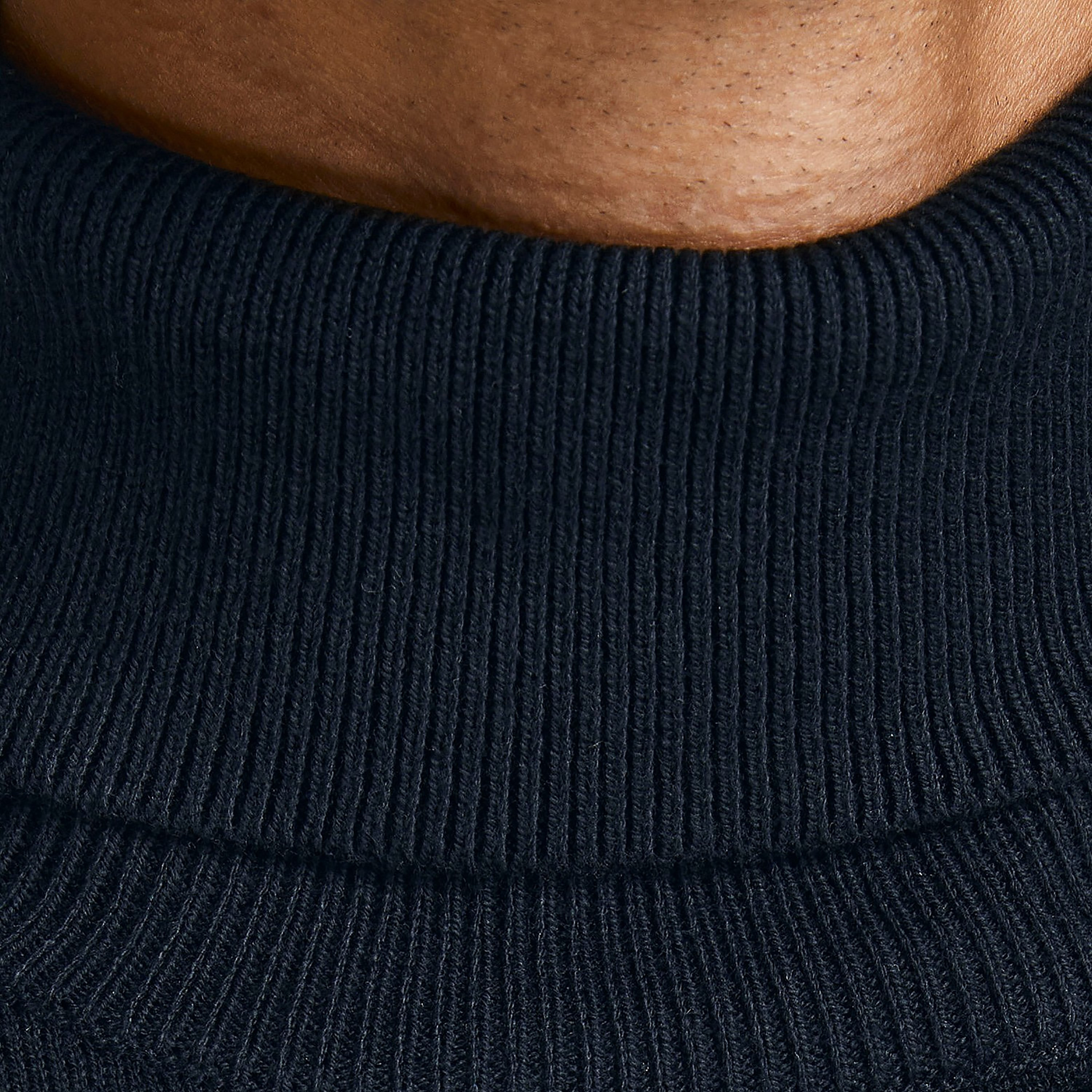 Pack of 2 Jack & Jones Men Grey & Black Knitted Turtle Neck Pullover-men-clothing-sweatersandpullovers-image-4