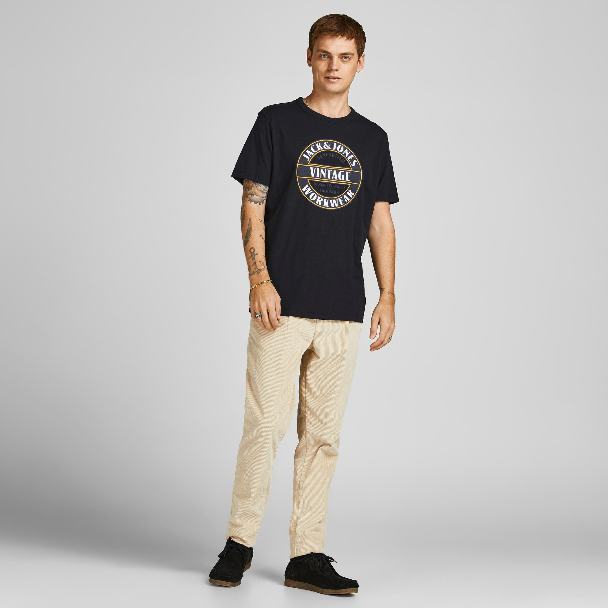 Jack & Jones Printed Crew Neck T-shirt with Short Sleeves-men-clothing-tshirtsandpolos-tshirts-image-3