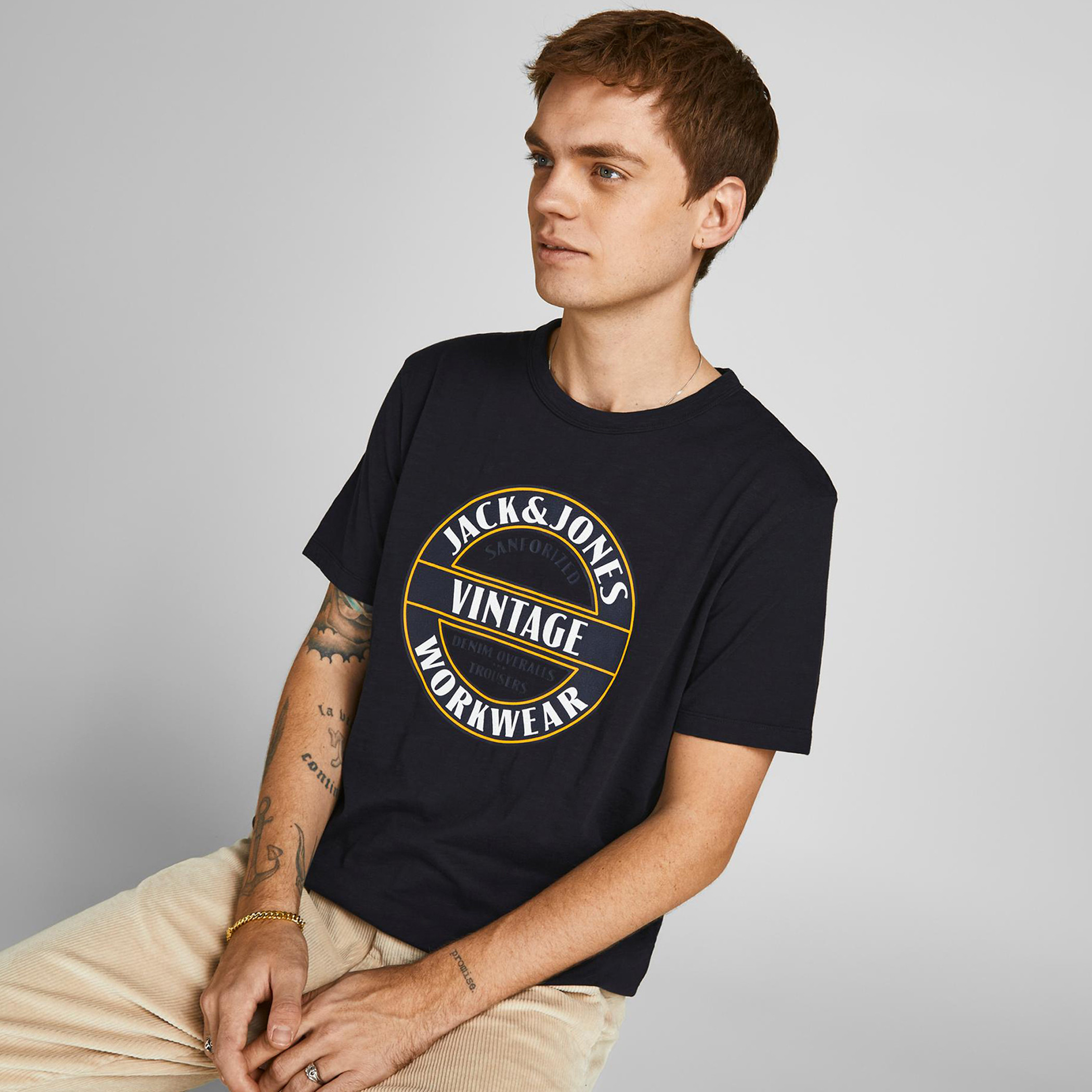 Jack & Jones Printed Crew Neck T-shirt with Short Sleeves-men-clothing-tshirtsandpolos-tshirts-image-5