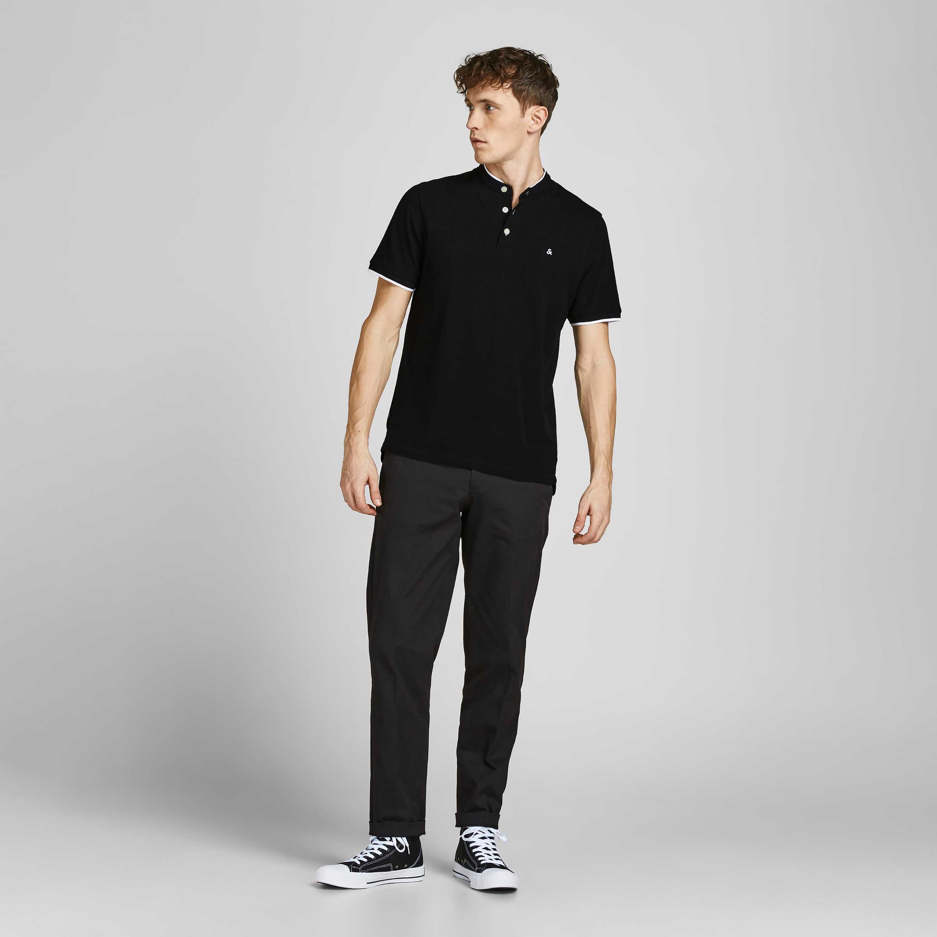 Jack & Jones Plain Short Sleeves Polo T-Shirt-men-clothing-tshirtsandpolos-polos-image-2