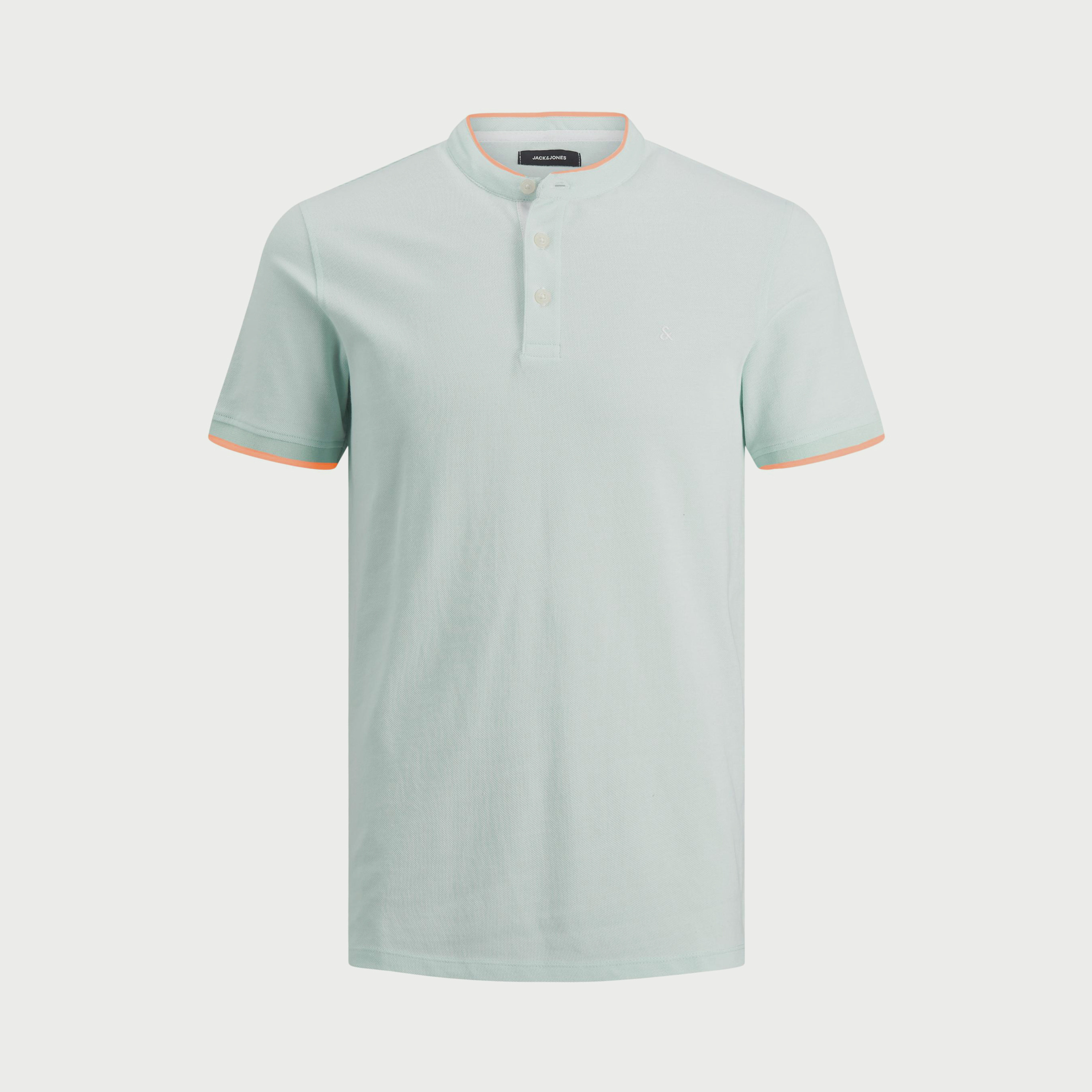 بولو تي شيرت من جاك آند جونز بأكمام قصيرة سادة-men-clothing-tshirtsandpolos-polos-image-9