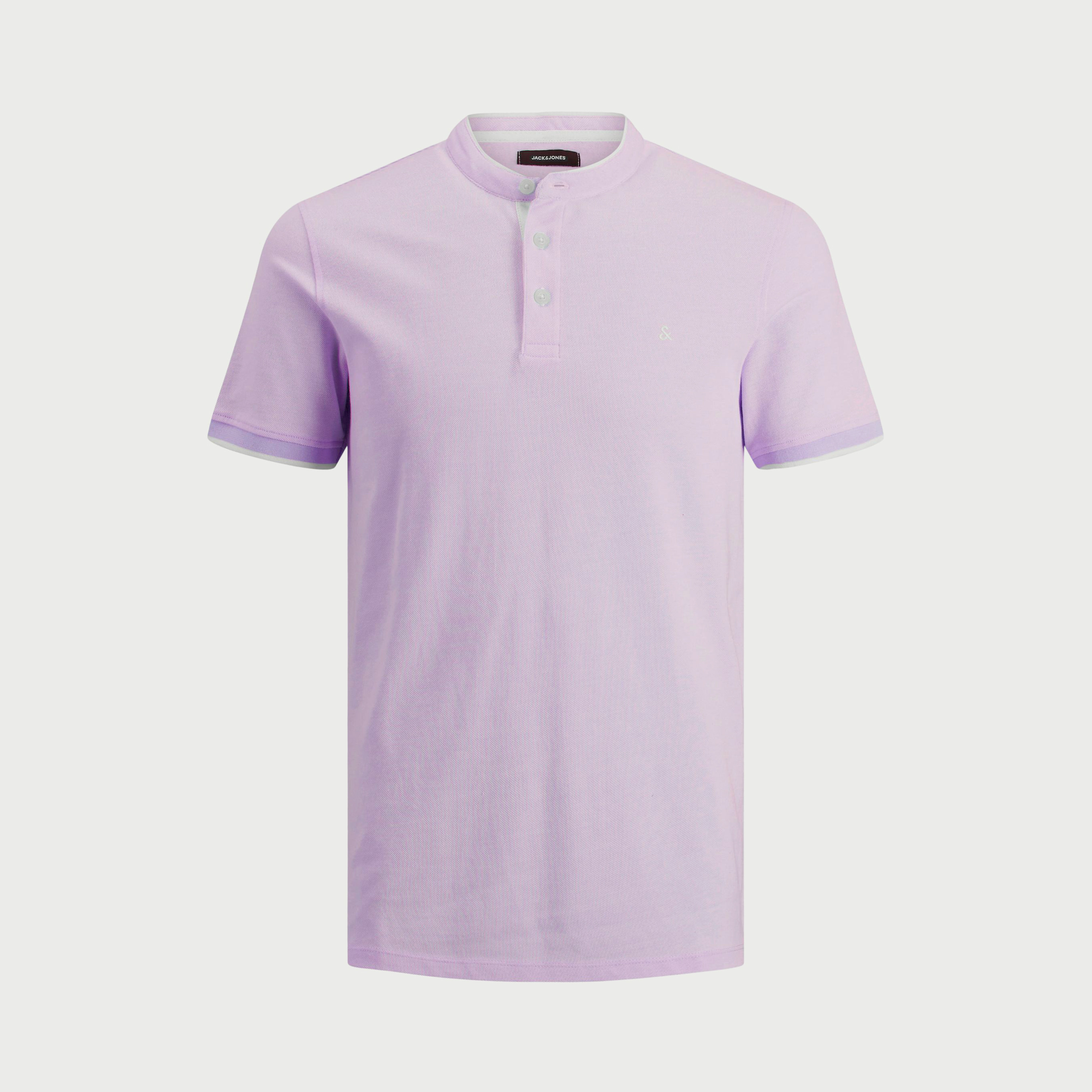 بولو تي شيرت من جاك آند جونز بأكمام قصيرة سادة-men-clothing-tshirtsandpolos-polos-image-11