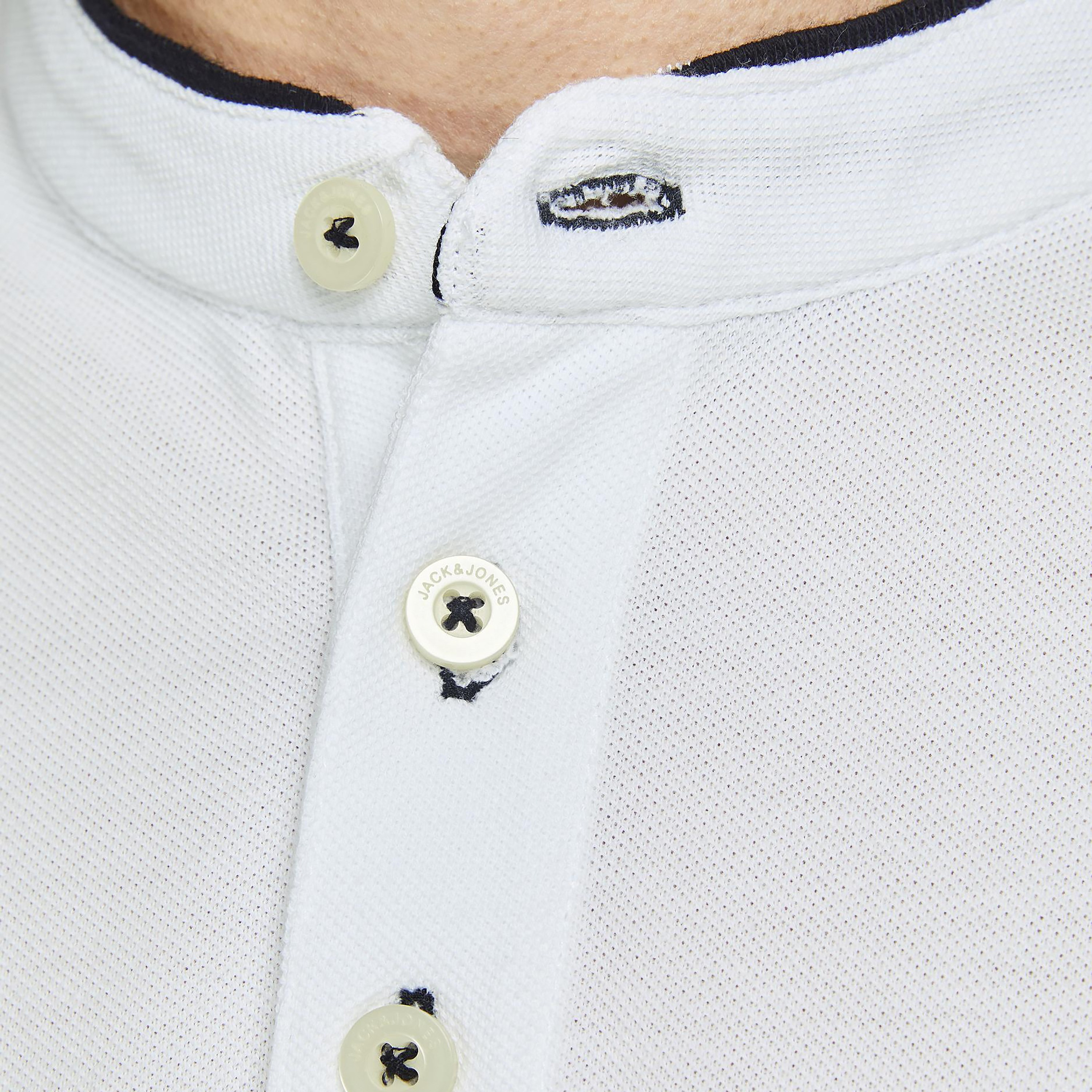 بولو تي شيرت من جاك آند جونز بأكمام قصيرة سادة-men-clothing-tshirtsandpolos-polos-image-14