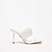 Haadana Square Toe Slip-On Sandals with Stilettoe Heels and Weave Detail Strap-Women%27s Heel Sandals-thumbnail-0