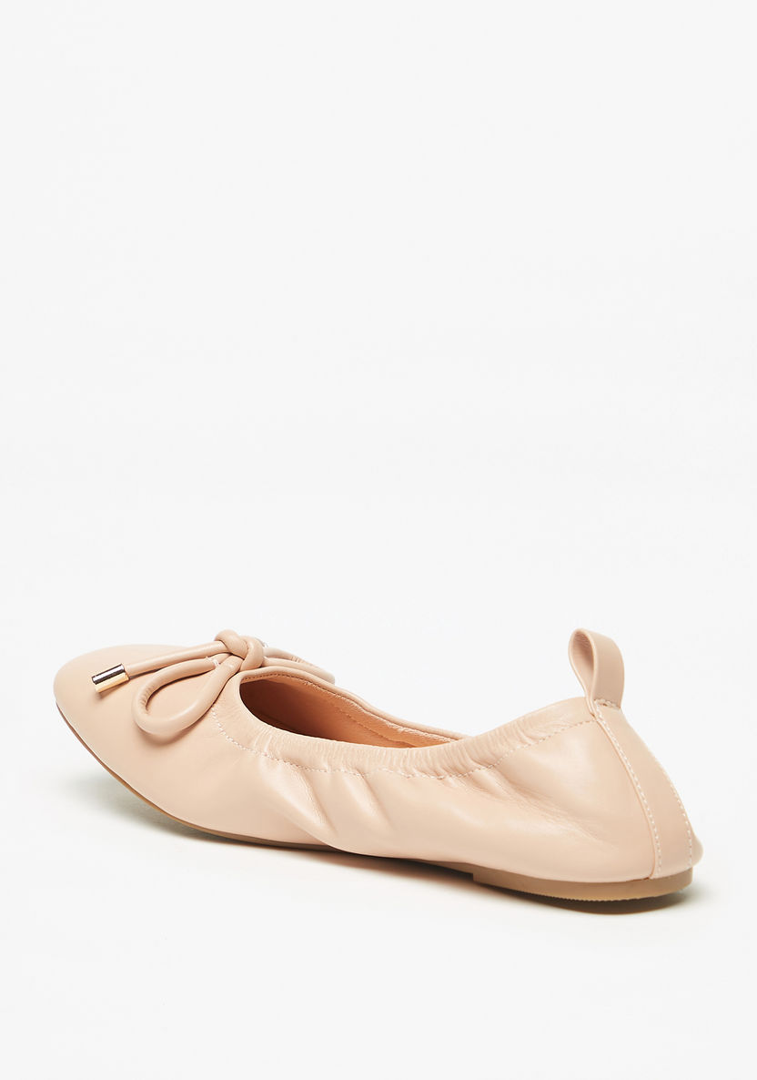 Celeste Women's Slip-On Pointed Toe Ballerina Shoes-Women%27s Ballerinas-image-1
