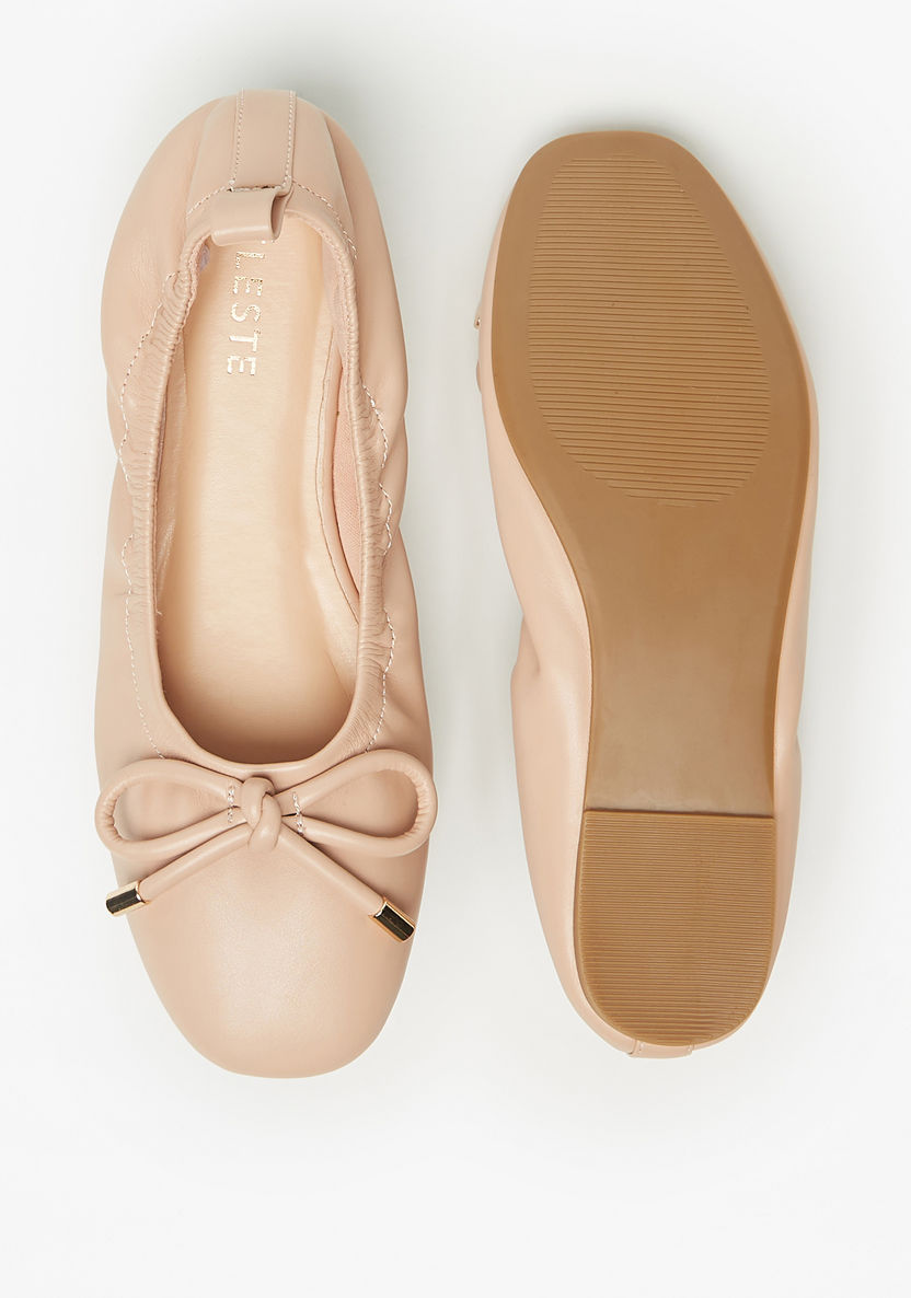 Celeste Women's Slip-On Pointed Toe Ballerina Shoes-Women%27s Ballerinas-image-3