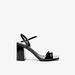 Celeste Women's Solid Sandals with Block Heels and Buckle Closure-Women%27s Heel Sandals-thumbnail-3
