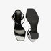 Celeste Women's Solid Sandals with Block Heels and Buckle Closure-Women%27s Heel Sandals-thumbnail-4