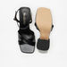 Haadana Cross Strap Sandals with Block Heels and Buckle Closure-Women%27s Heel Sandals-thumbnailMobile-4