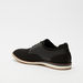 Duchini Men's Textured Derby Shoes with Lace-Up Closure-Men%27s Formal Shoes-thumbnailMobile-2